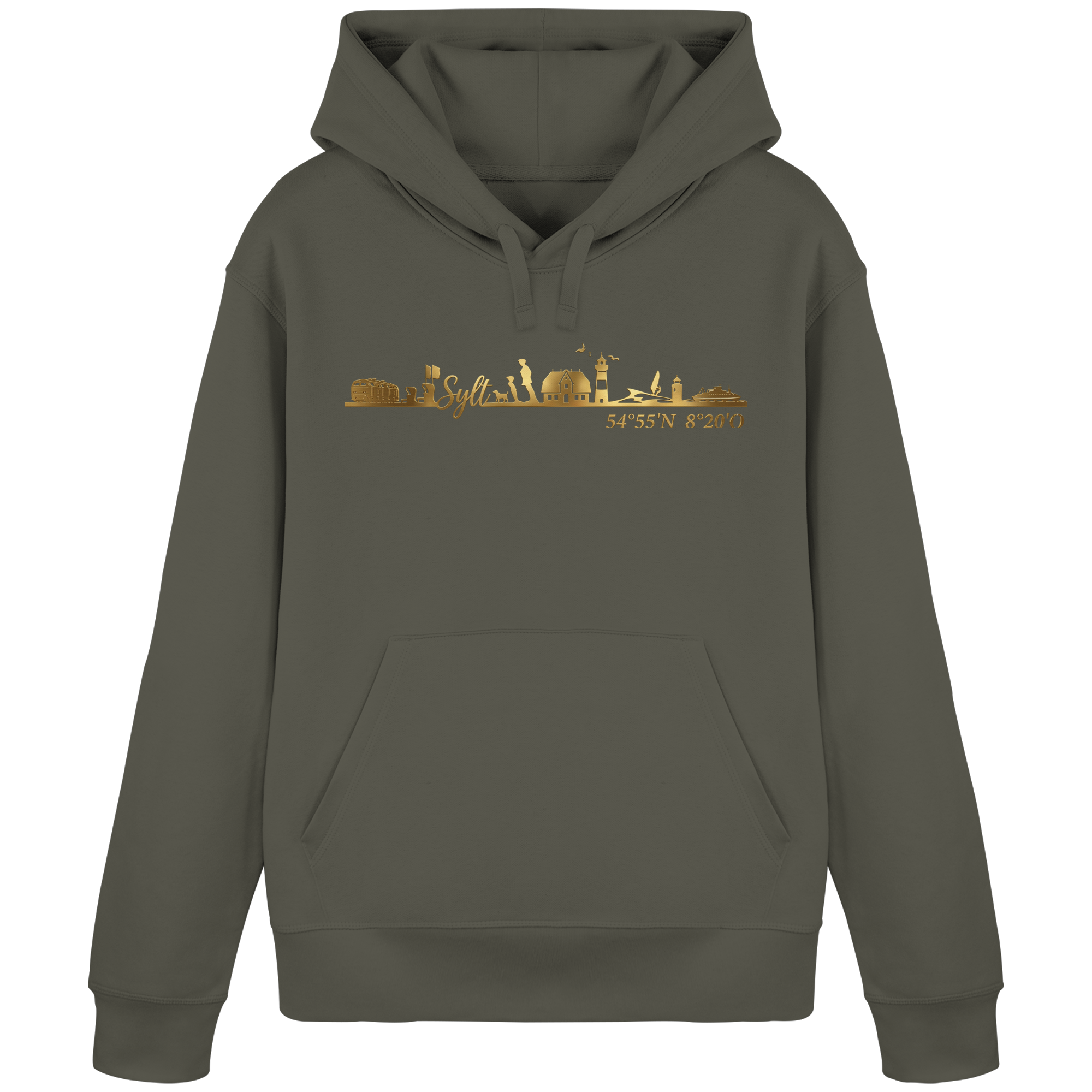 Skyline III - Premium Hoodie GoldArt