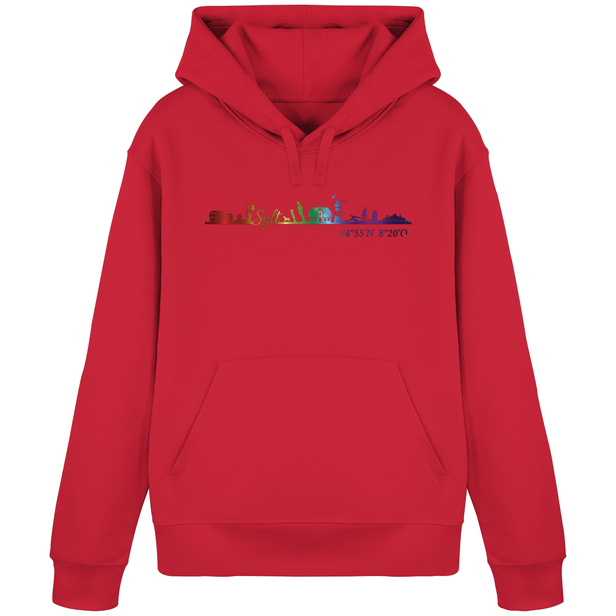 Skyline IV ~ Sylt ist bunt - Premium Hoodie