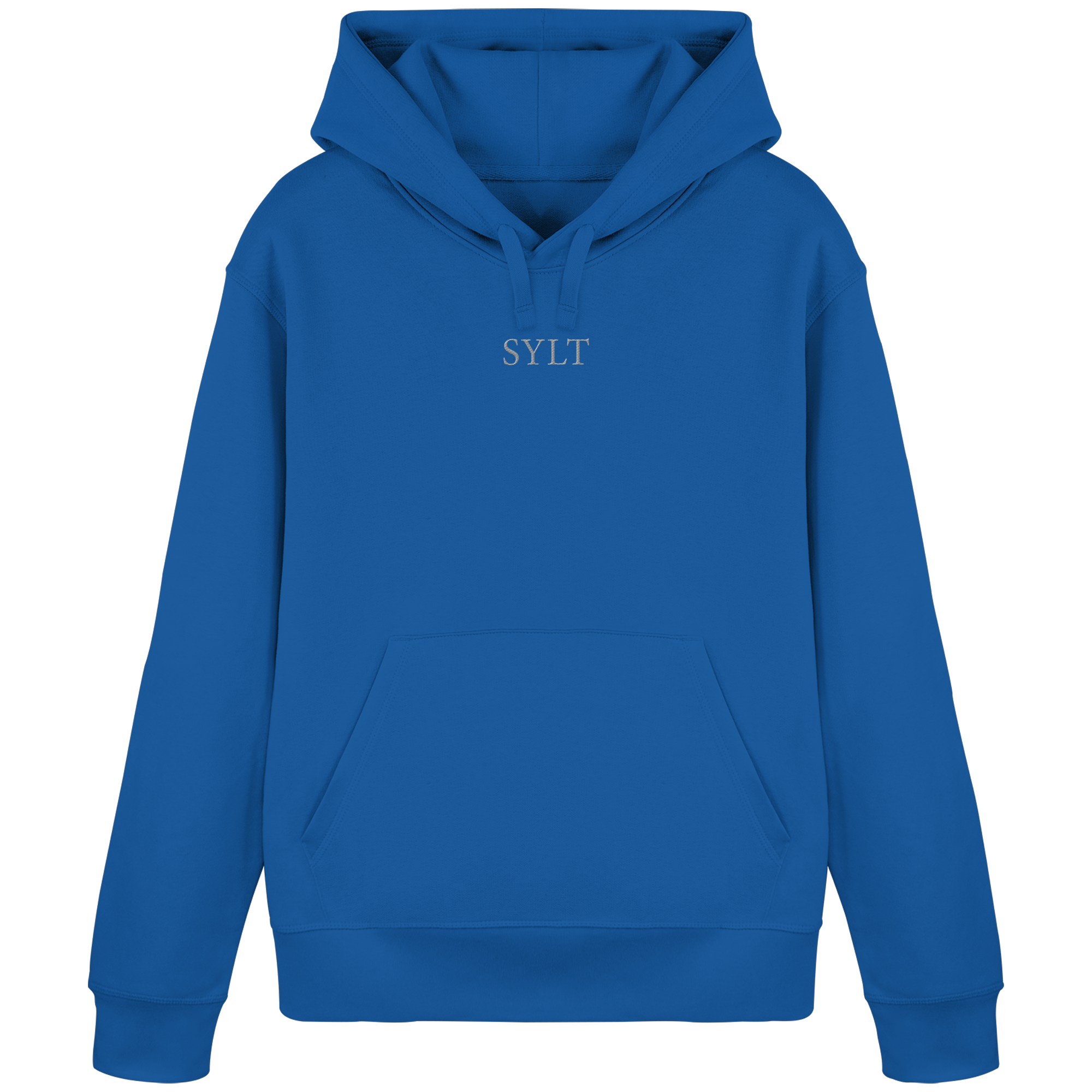 exklusives Sylt Design im Silberstick - Basic Hoodie