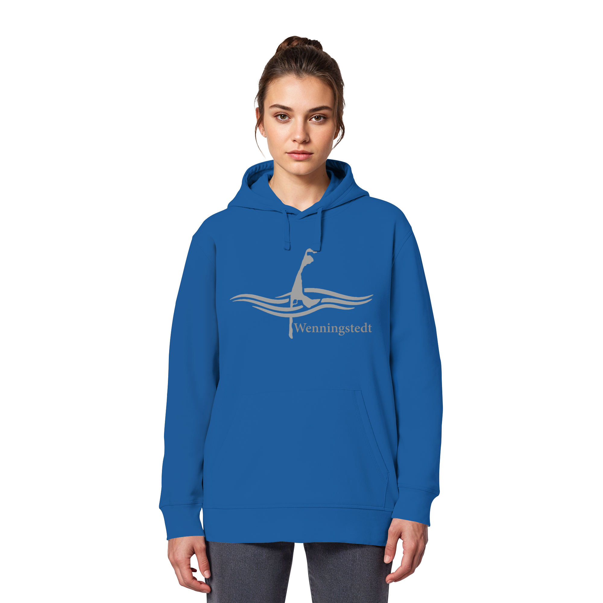 maritimes Sylt vom Meer umschlungen - Edition Wenningstedt (Vorne) Basic Hoodie