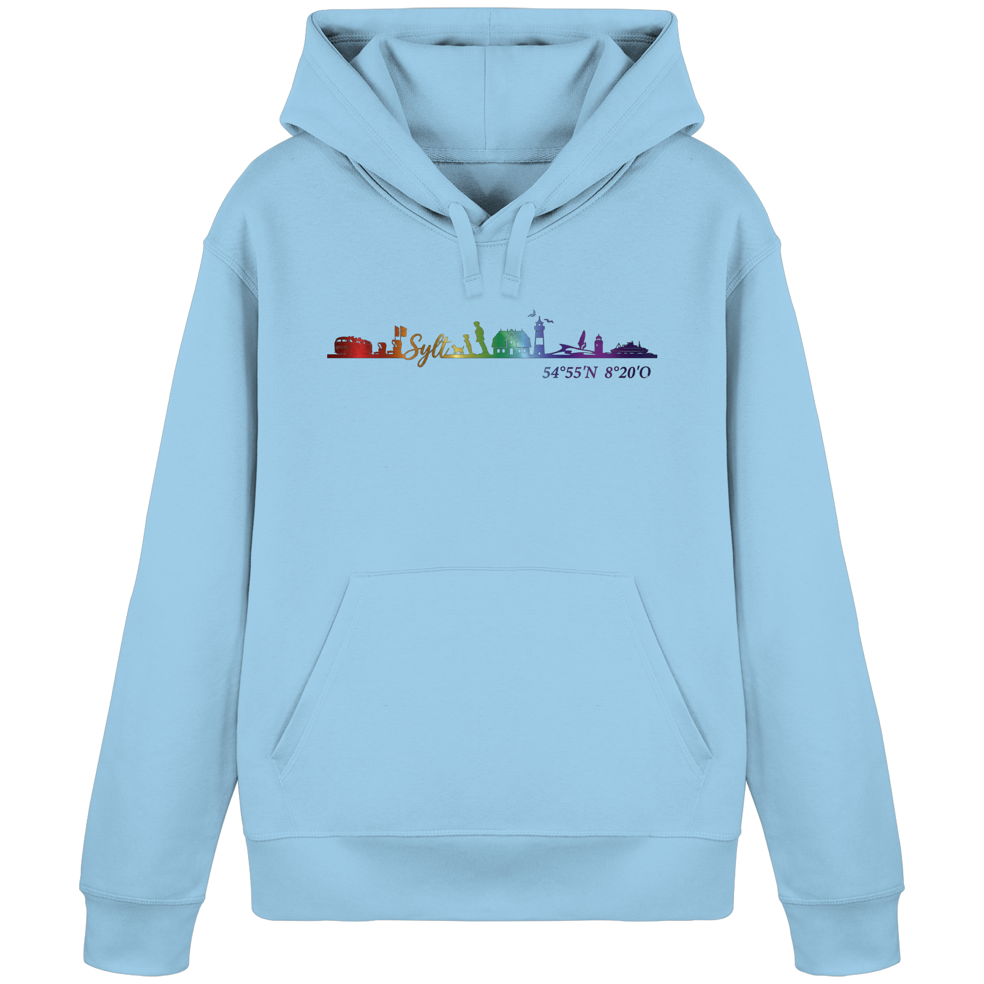 Skyline IV ~ Sylt ist bunt - Premium Hoodie