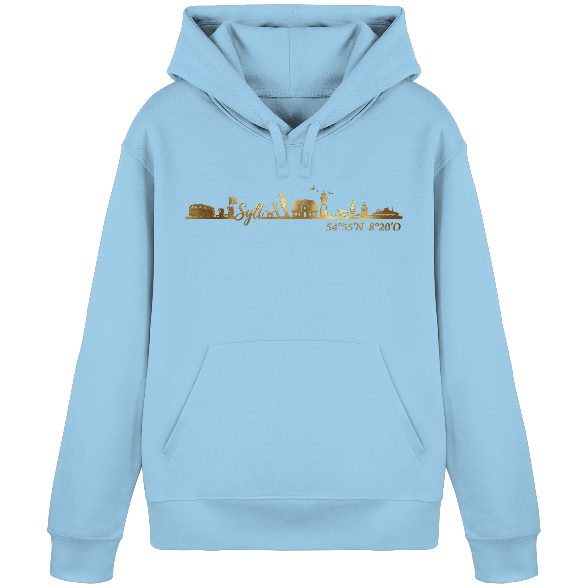 Skyline III - Premium Hoodie GoldArt