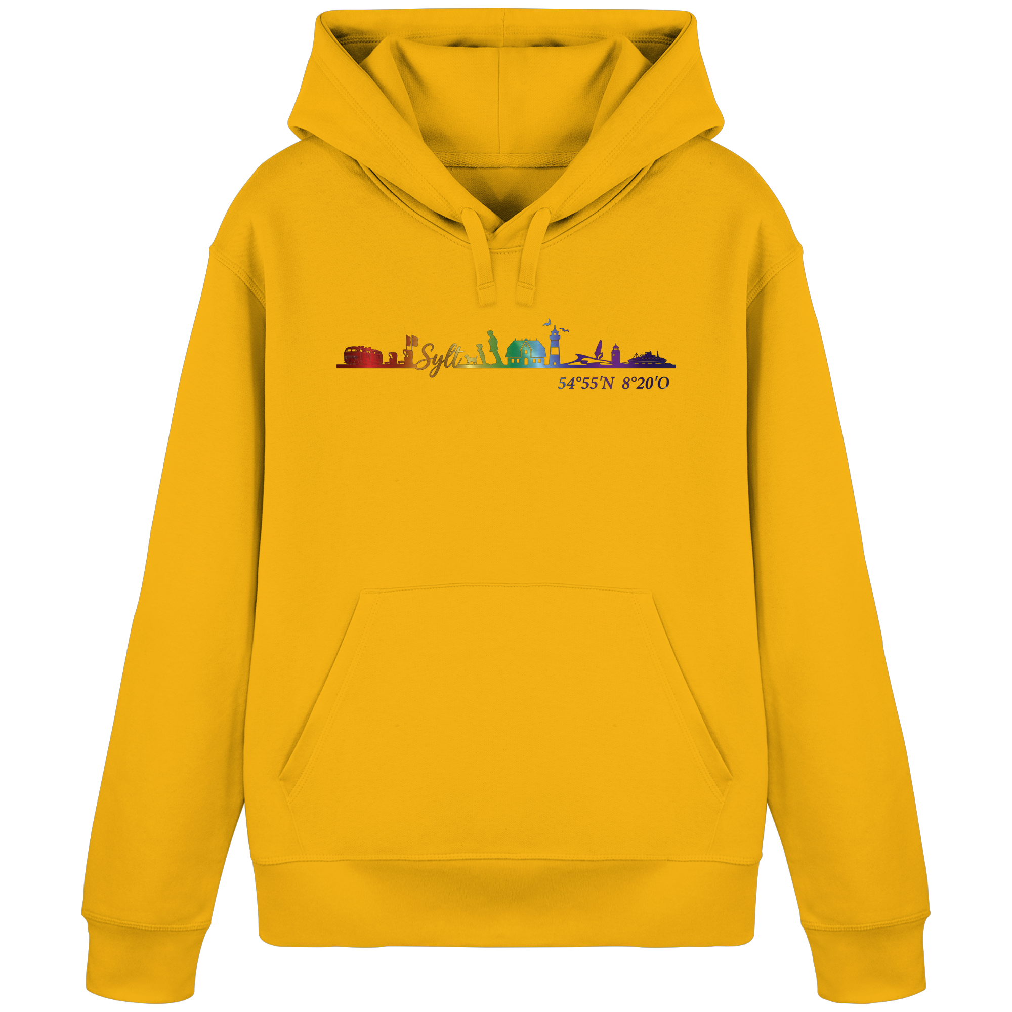 Skyline IV ~ Sylt ist bunt - Premium Hoodie
