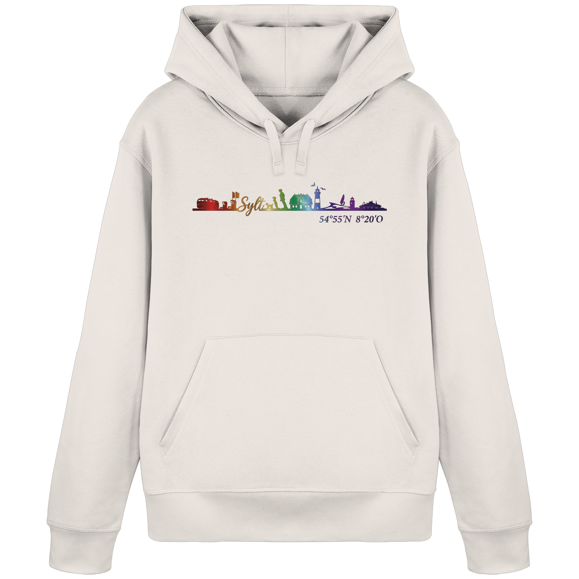 Skyline IV ~ Sylt ist bunt - Premium Hoodie