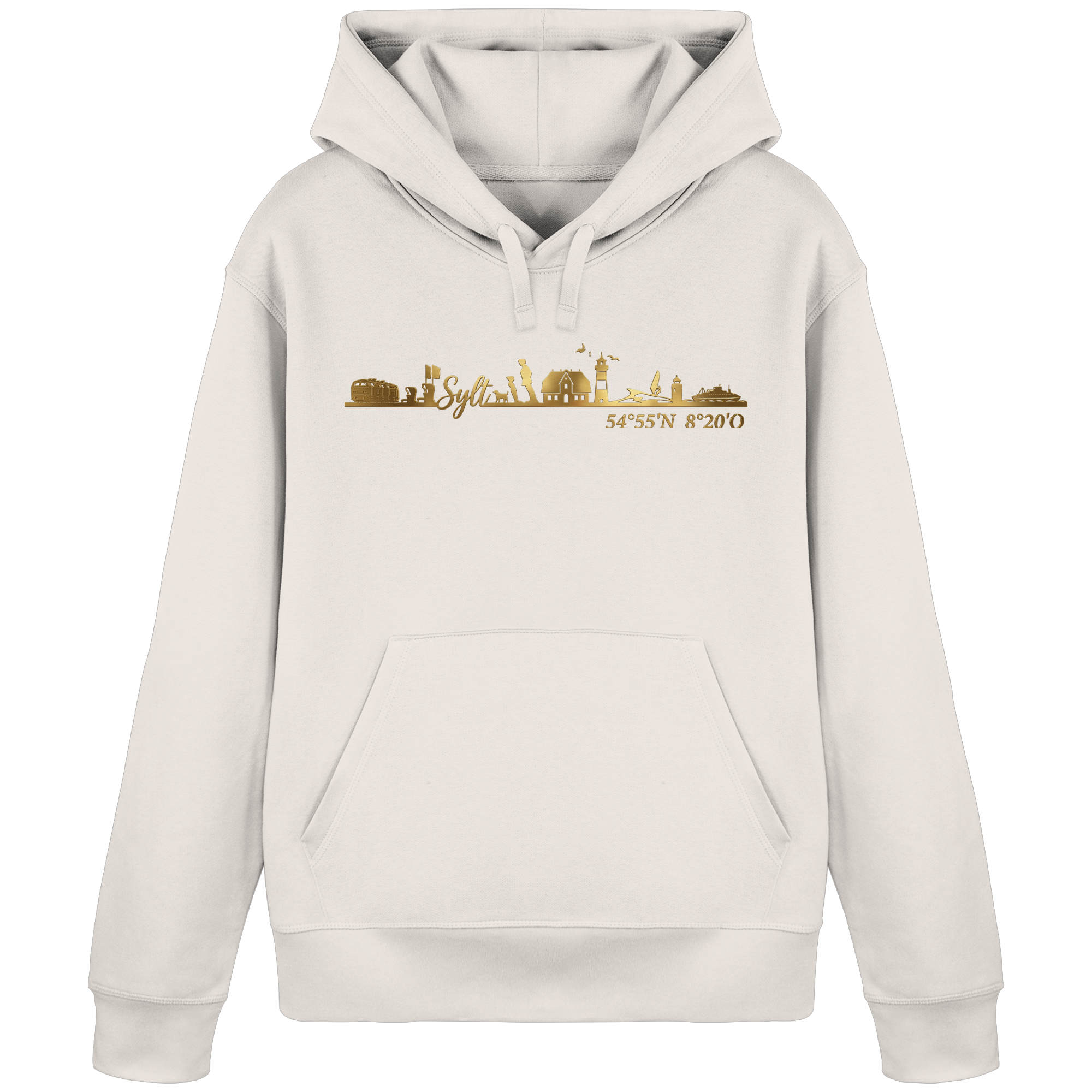 Skyline III - Premium Hoodie GoldArt