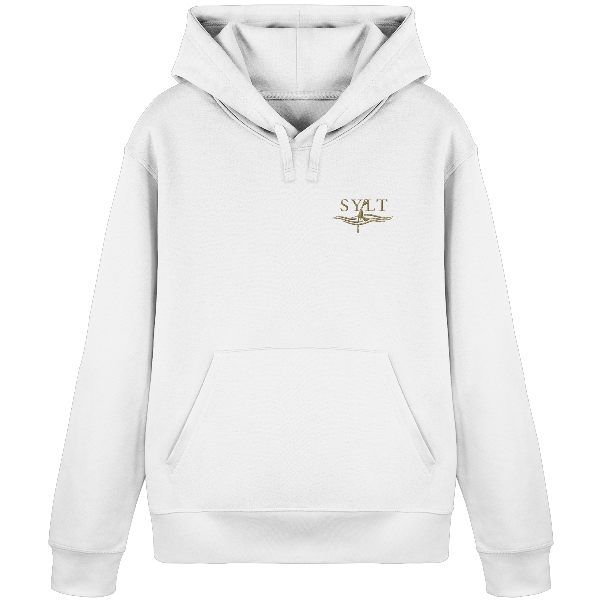 BLACK or WHITE - SyltWelle Stick Gold - Premium Hoodie