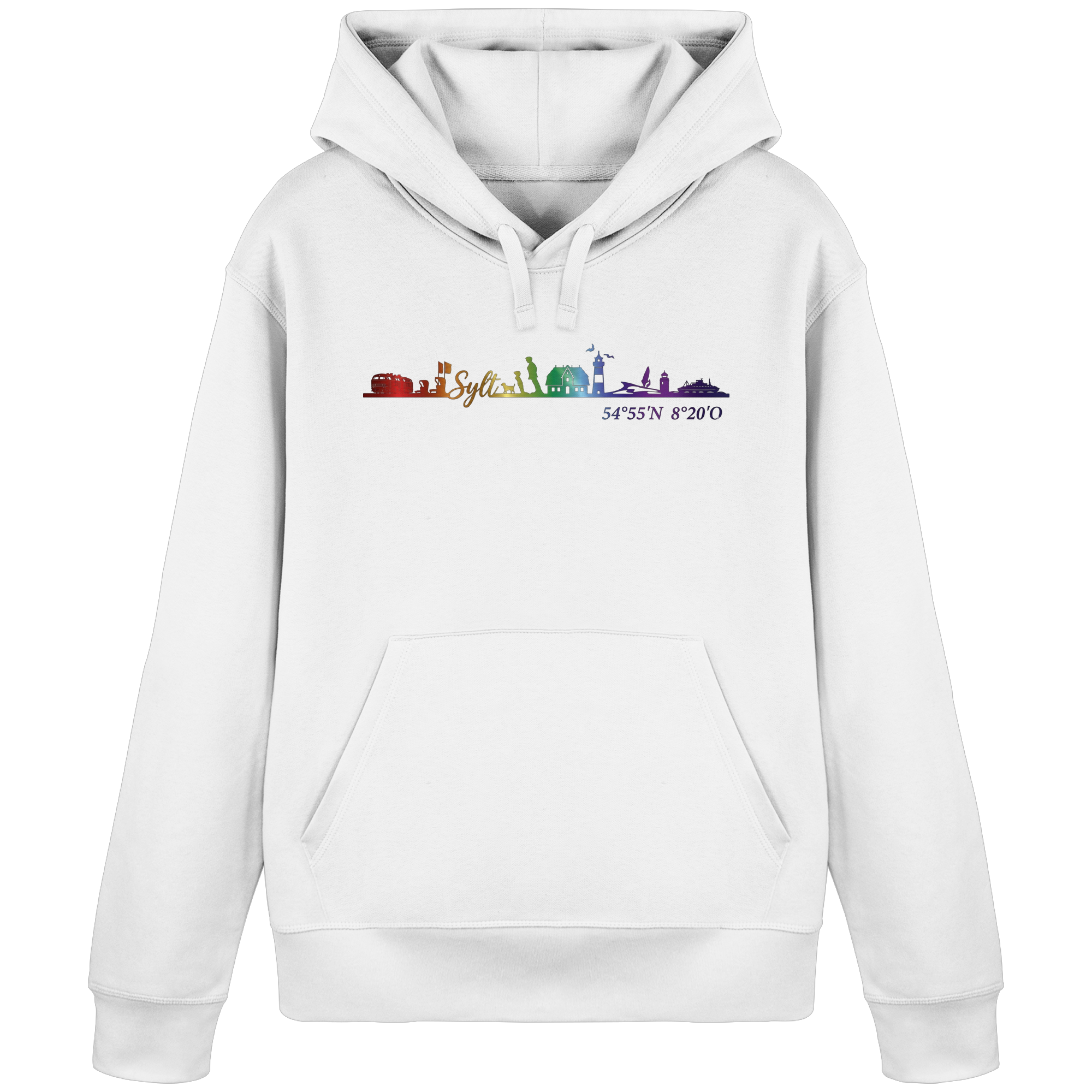 Skyline IV ~ Sylt ist bunt - Premium Hoodie