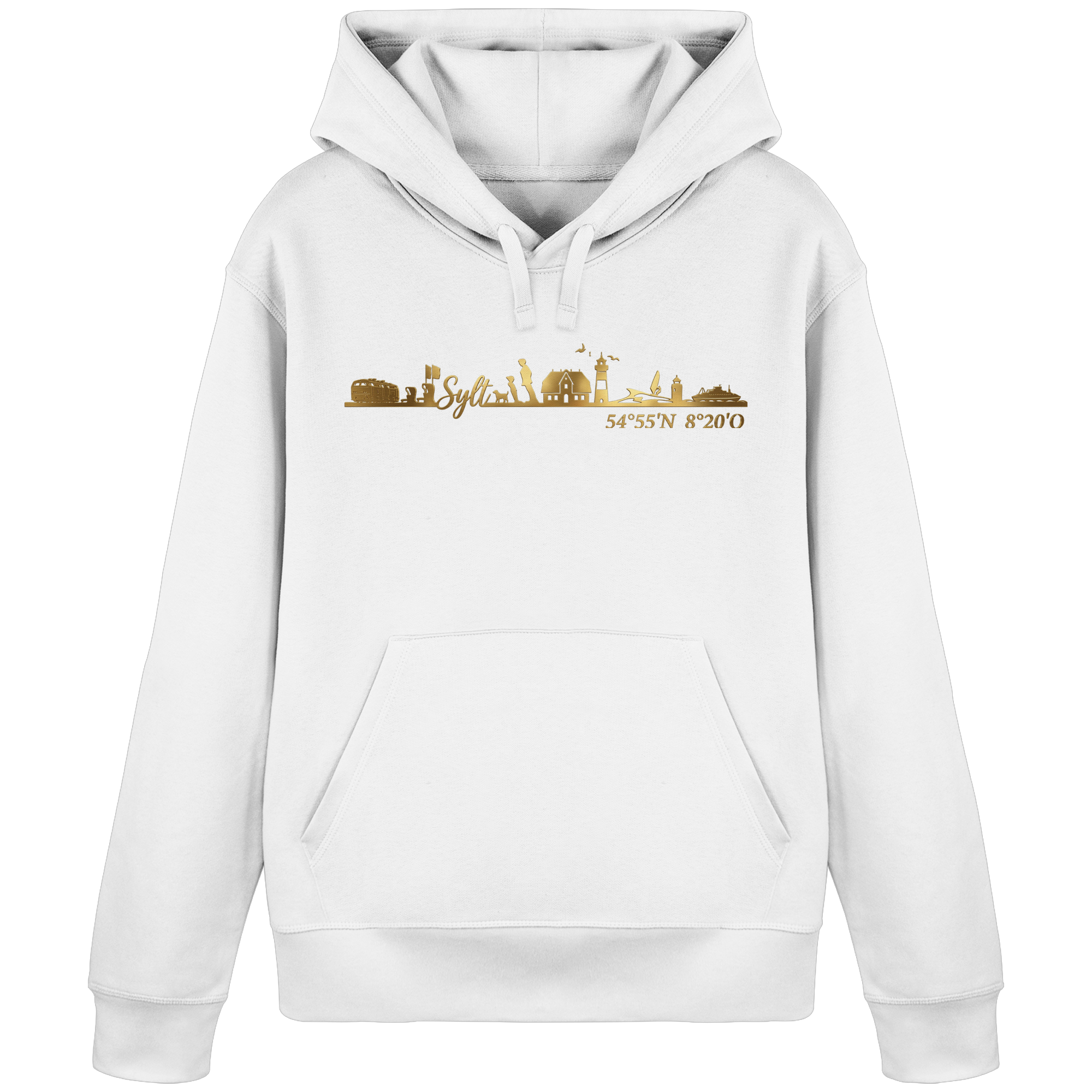 Skyline III - Premium Hoodie GoldArt