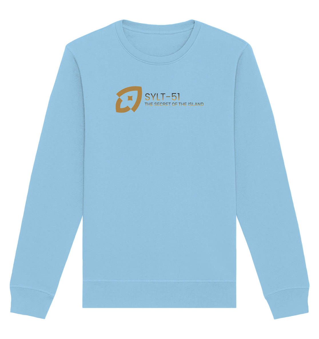 Sylt-51 Crew Sweatshirt Basic (front / quer) - gold