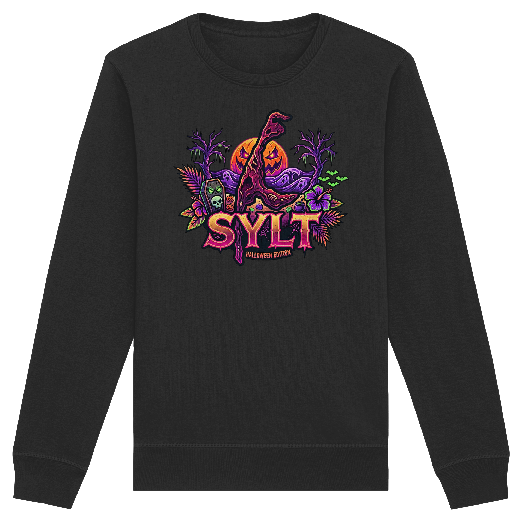🎃 SYLT HALLOWEEN EDITION – PREMIUM SWEATSHIRT (Brustprint)