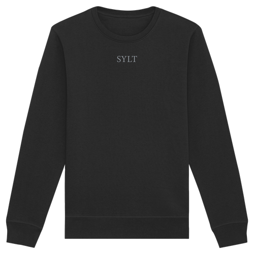 exklusives Sylt Design im Silberstick - Basic Unisex Sweatshirt