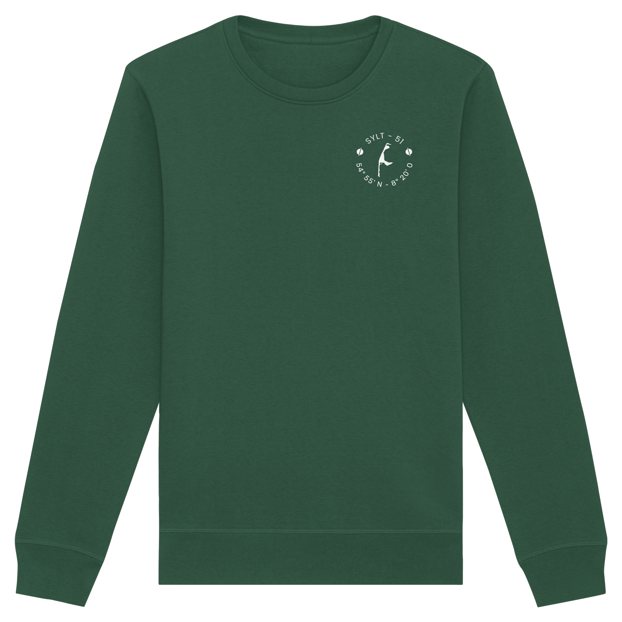 Sylt-51 Koordinate (small - front) - Basic Sweatshirt