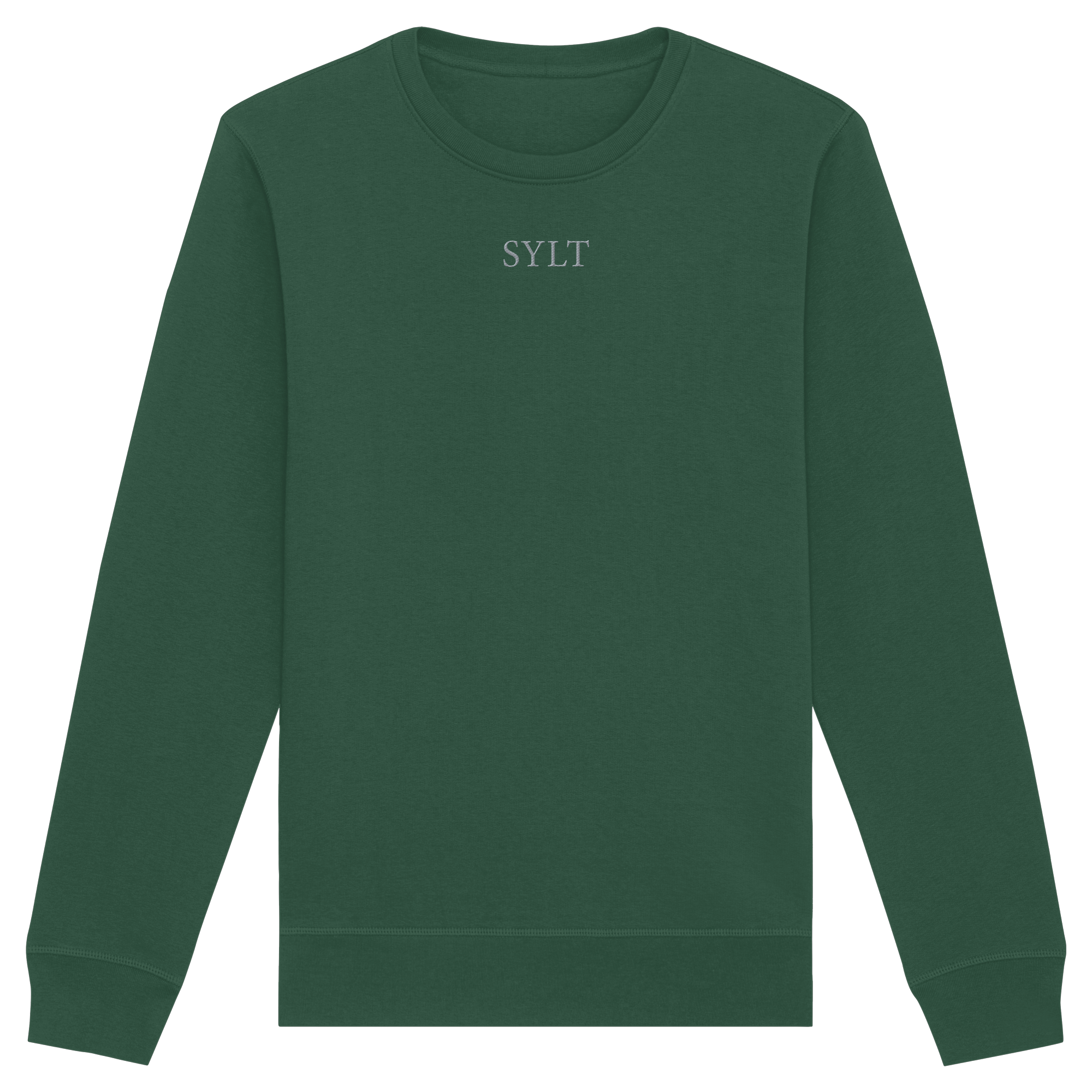 exklusives Sylt Design im Silberstick - Basic Unisex Sweatshirt