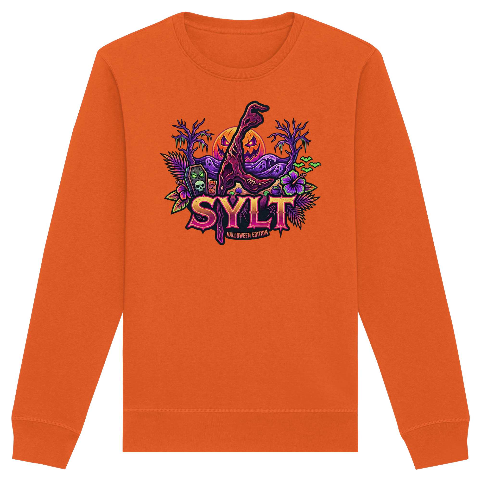 🎃 SYLT HALLOWEEN EDITION – PREMIUM SWEATSHIRT (Brustprint)
