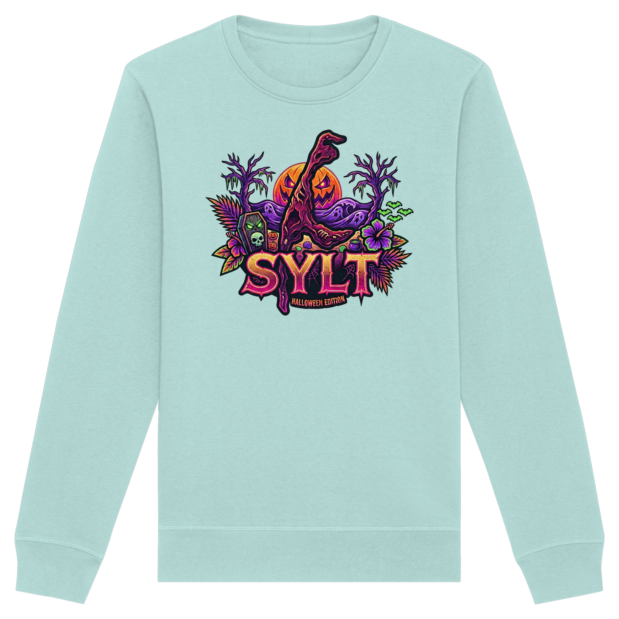 🎃 SYLT HALLOWEEN EDITION – PREMIUM SWEATSHIRT (Brustprint)