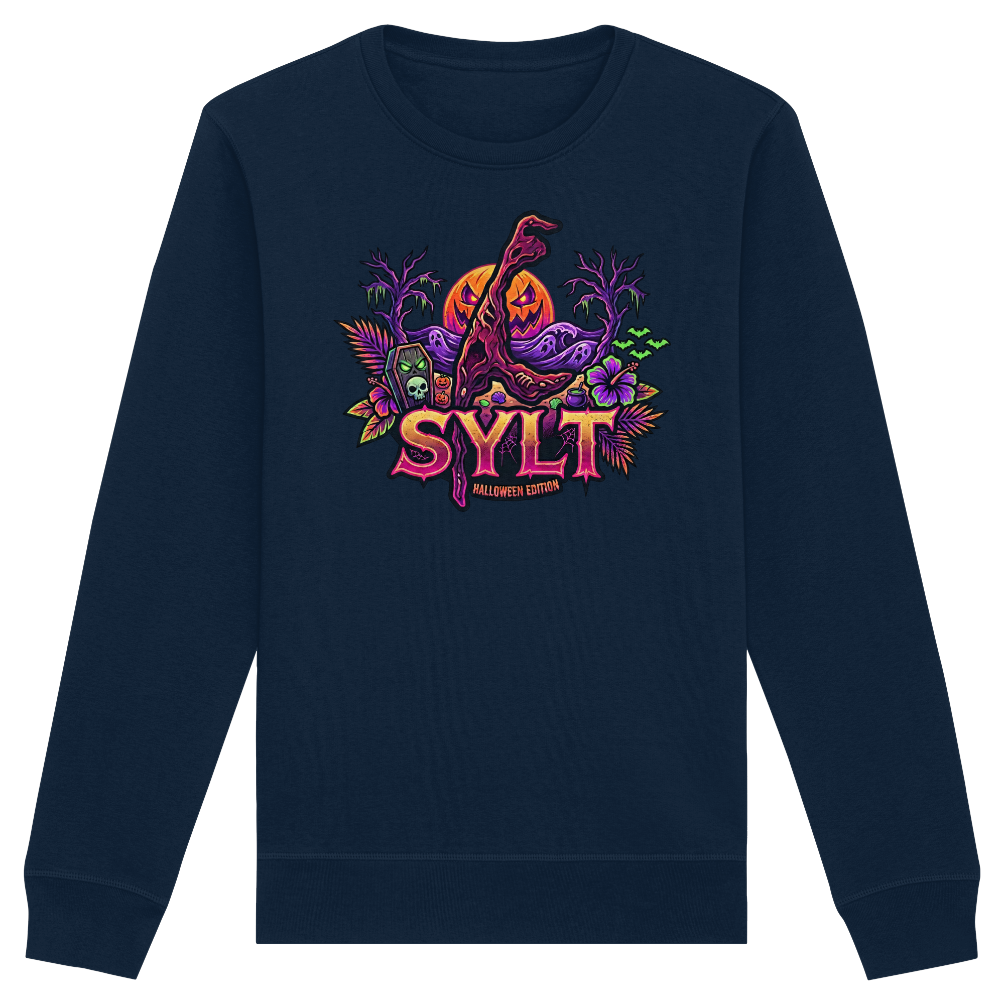 🎃 SYLT HALLOWEEN EDITION – PREMIUM SWEATSHIRT (Brustprint)
