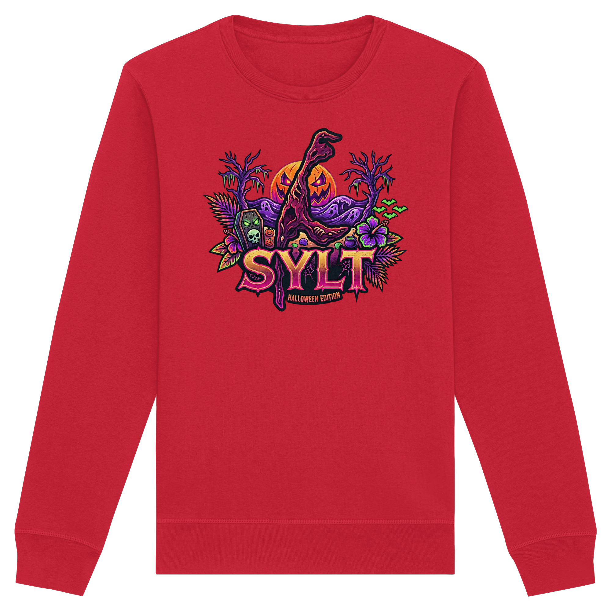 🎃 SYLT HALLOWEEN EDITION – PREMIUM SWEATSHIRT (Brustprint)