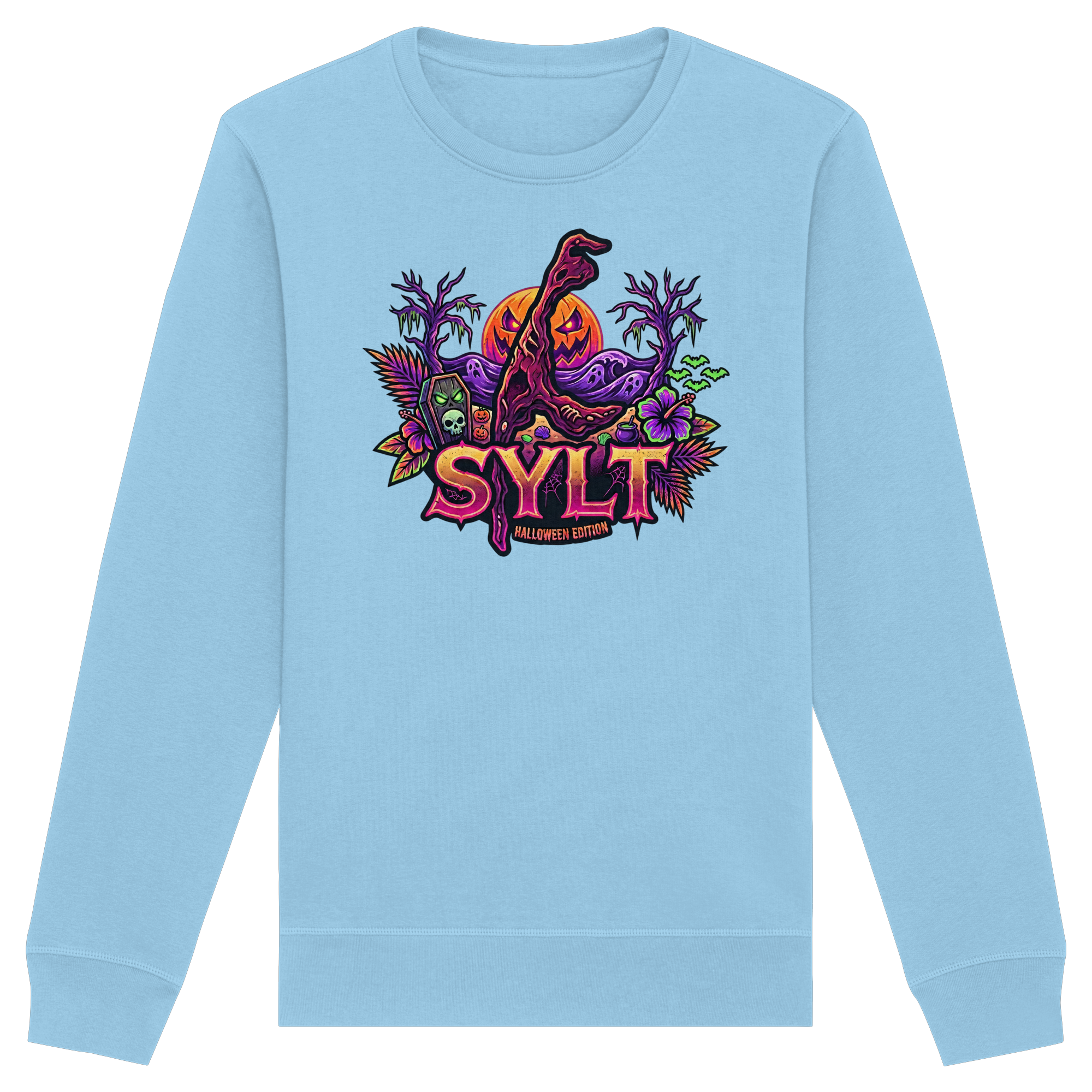 🎃 SYLT HALLOWEEN EDITION – PREMIUM SWEATSHIRT (Brustprint)