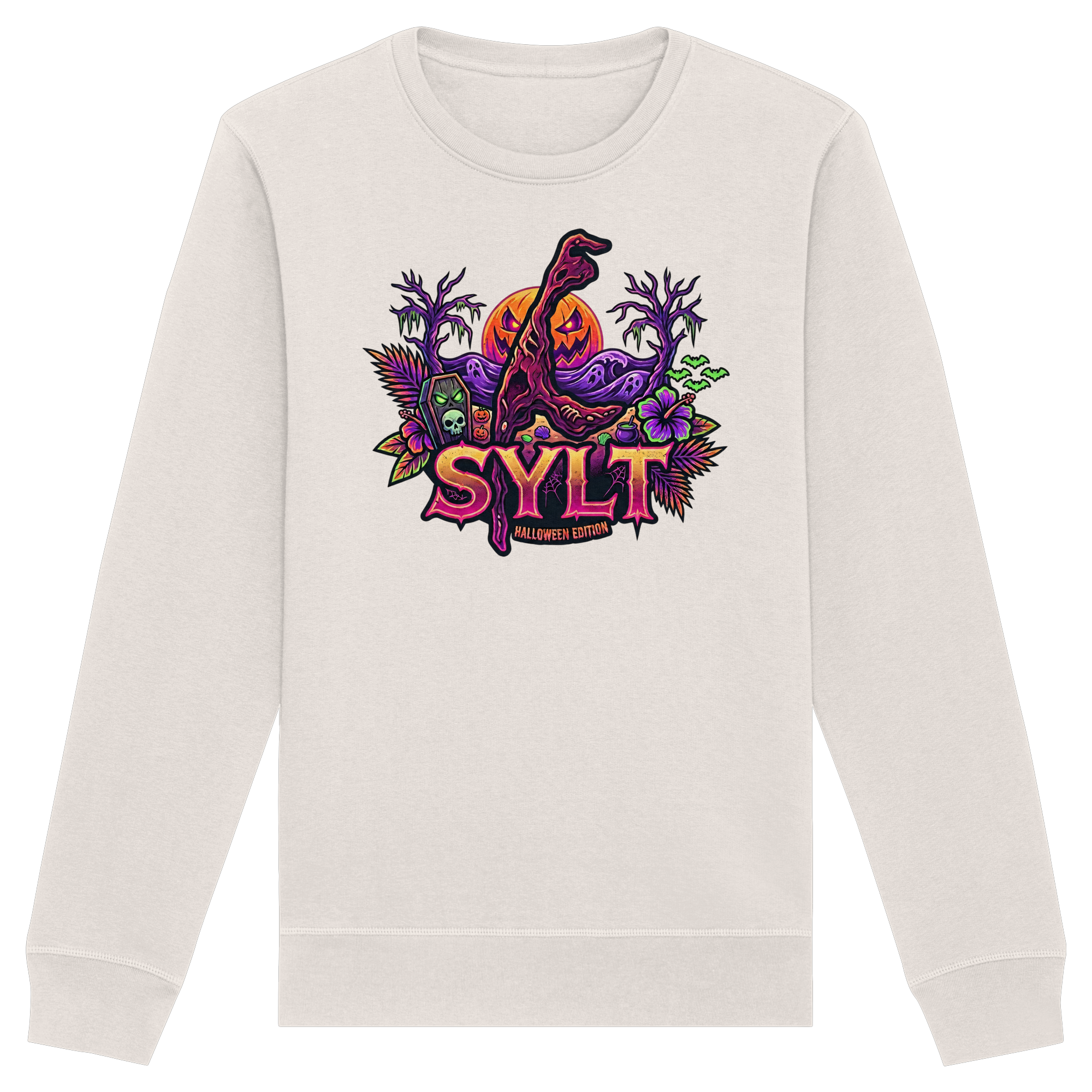 🎃 SYLT HALLOWEEN EDITION – PREMIUM SWEATSHIRT (Brustprint)