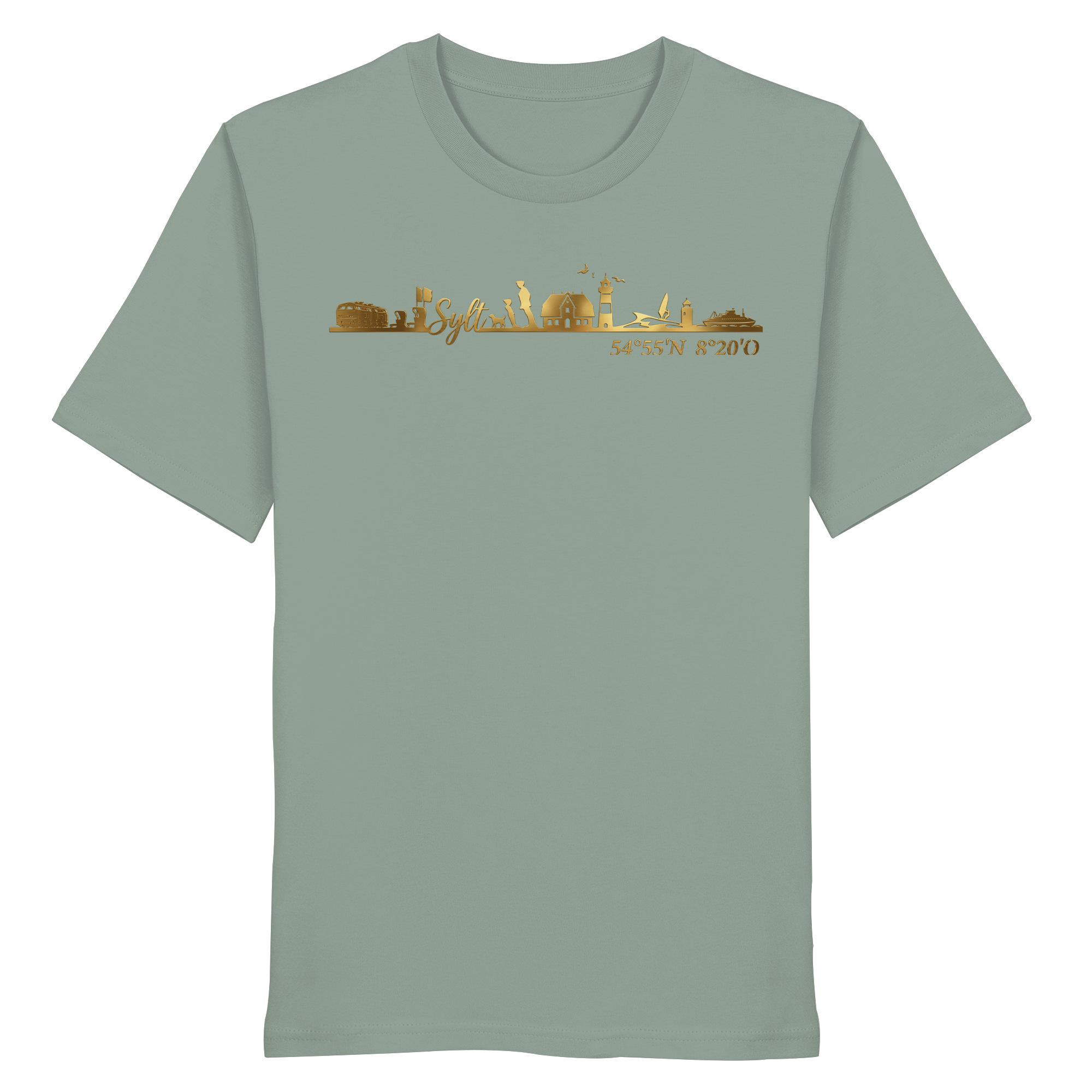 Skyline III - Premium T-Shirt GoldArt