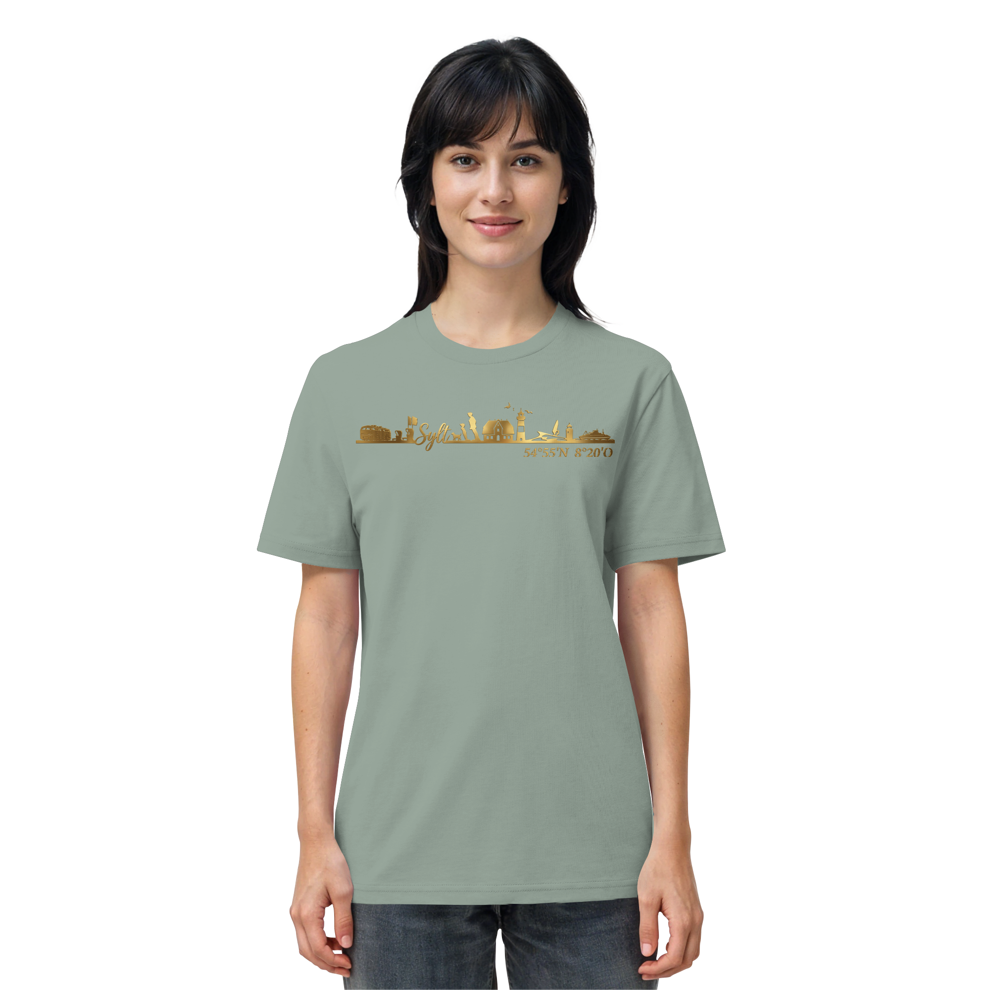 Skyline III - Premium T-Shirt GoldArt