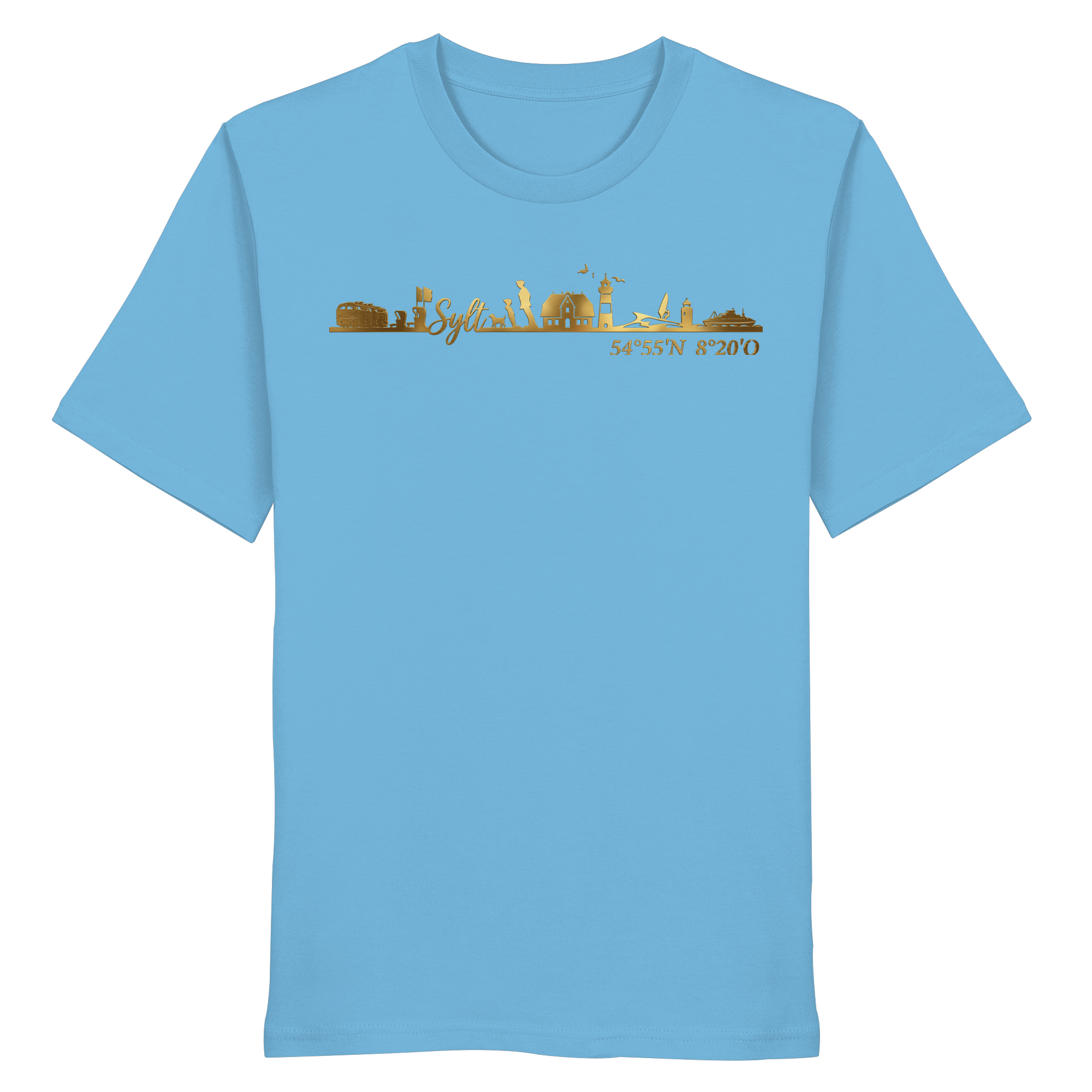 Skyline III - Premium T-Shirt GoldArt