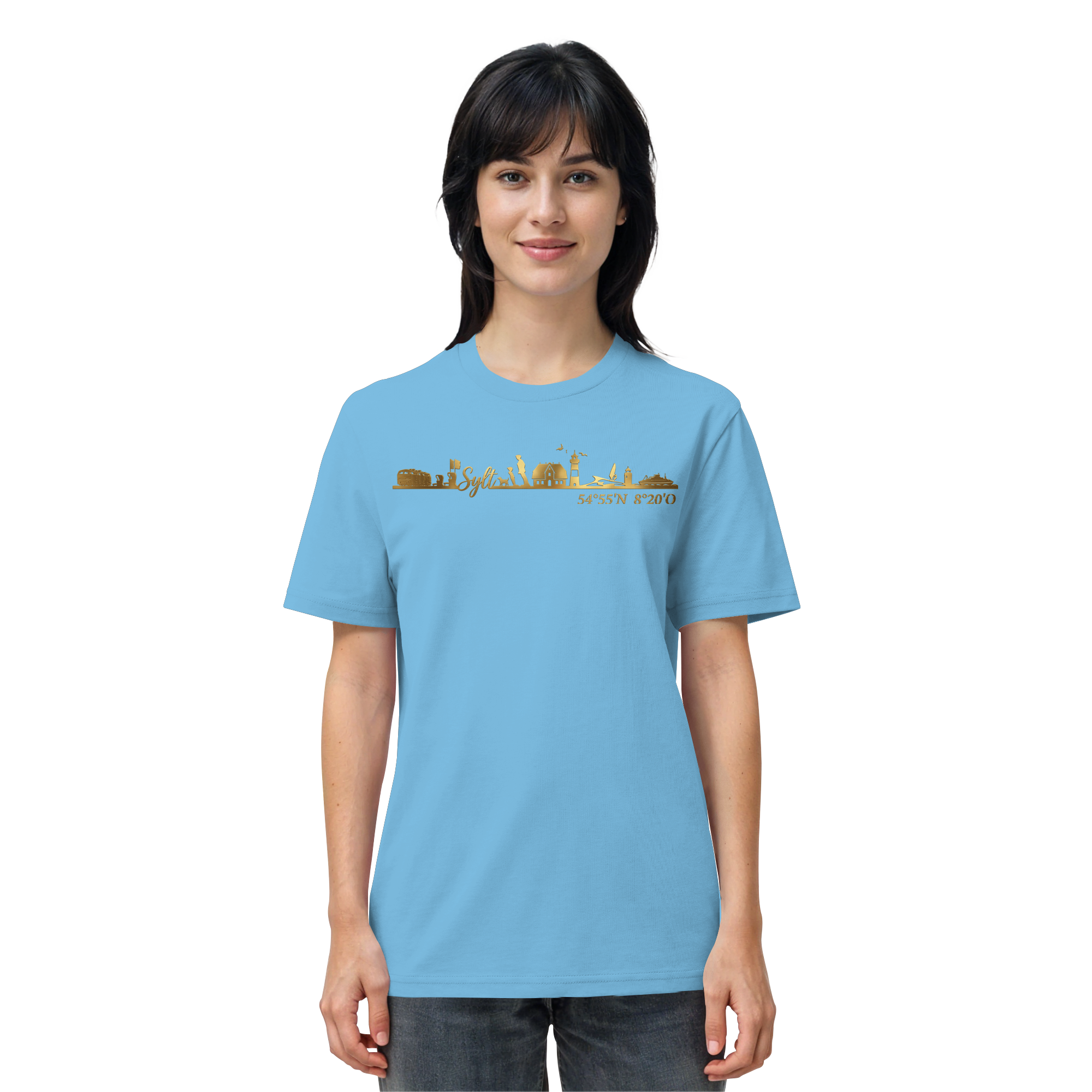 Skyline III - Premium T-Shirt GoldArt