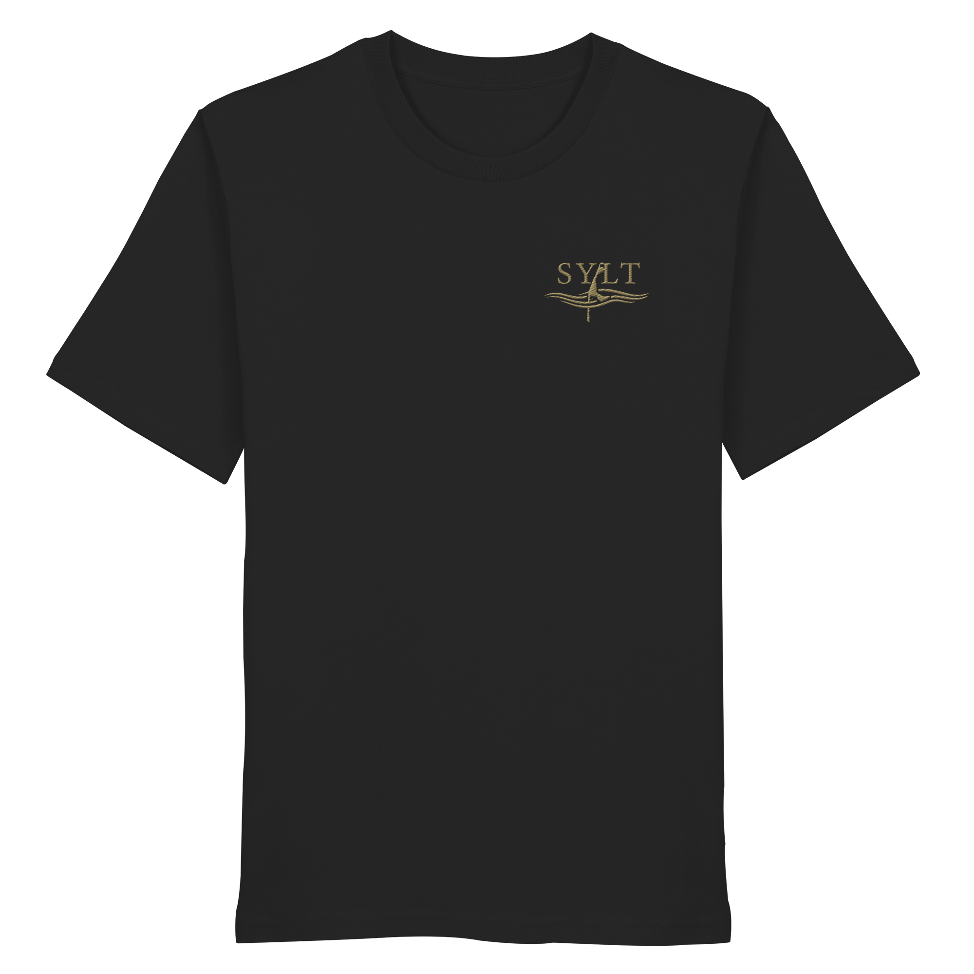 BLACK or WHITE - SyltWelle Stick Gold -  Premium T-Shirt