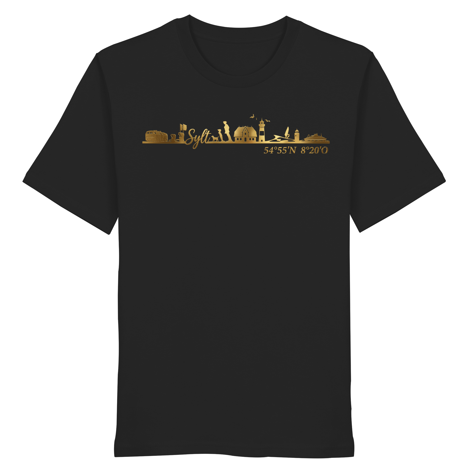 Skyline III - Premium T-Shirt GoldArt