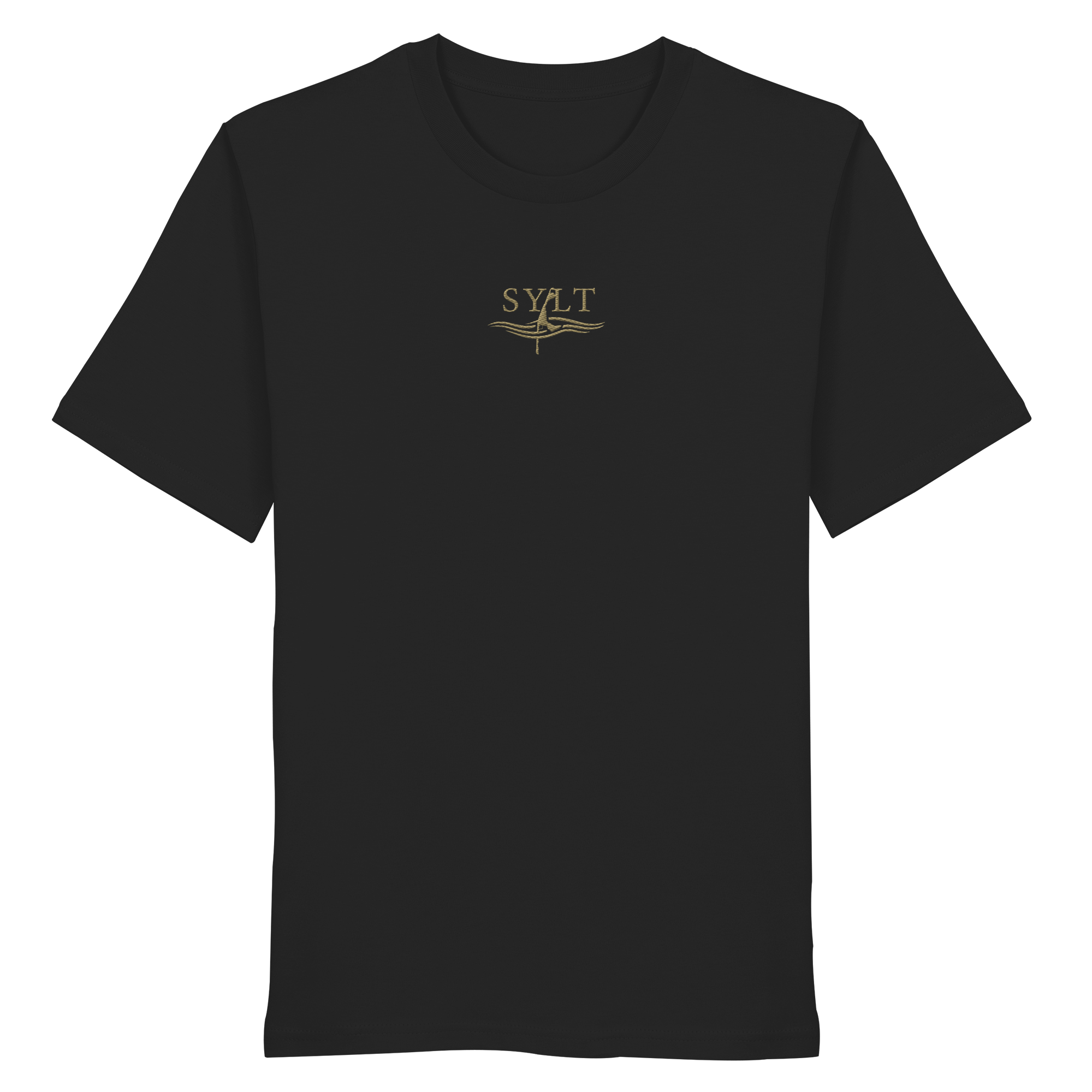 BLACK or WHITE - SyltWelle Stick Gold -  Premium T-Shirt