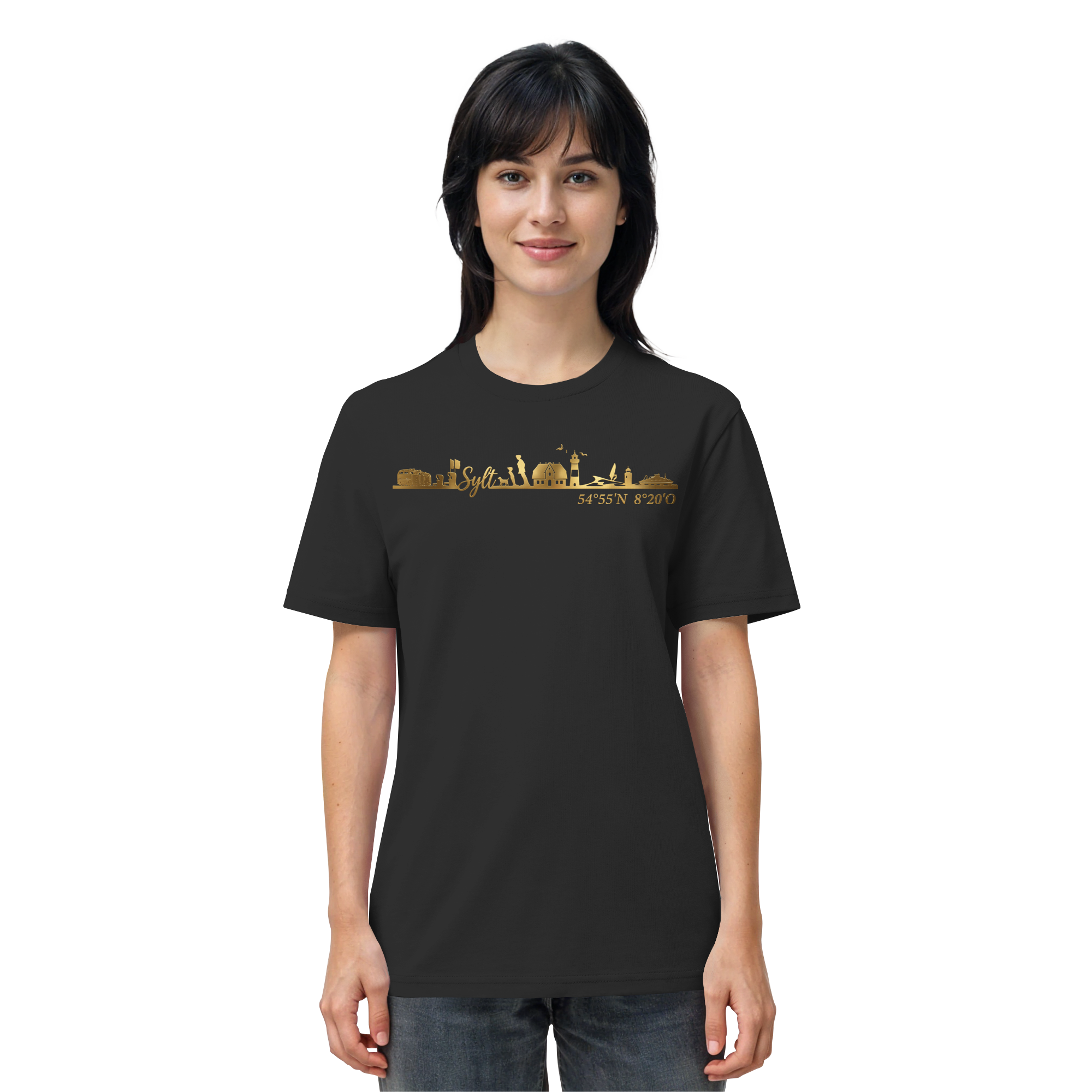 Skyline III - Premium T-Shirt GoldArt