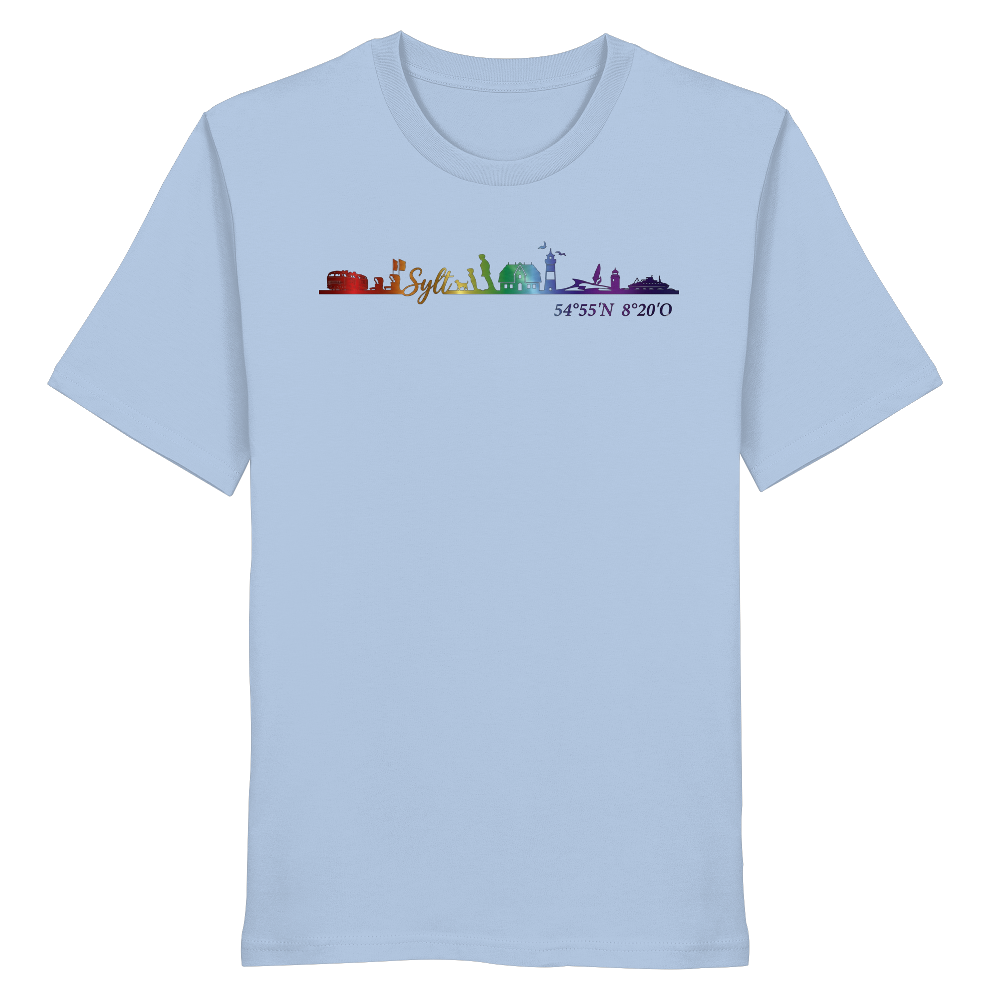 Skyline IV ~ Sylt ist bunt - Premium T-Shirt