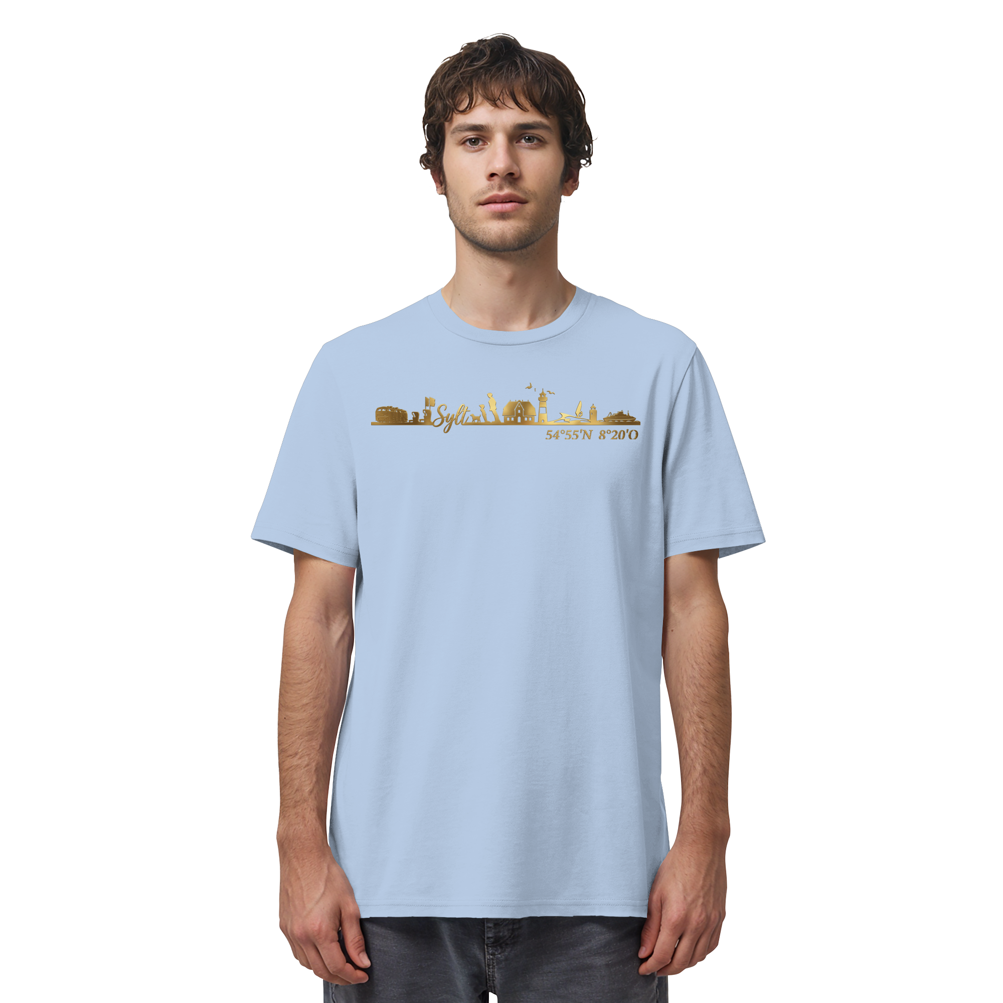 Skyline III - Premium T-Shirt GoldArt