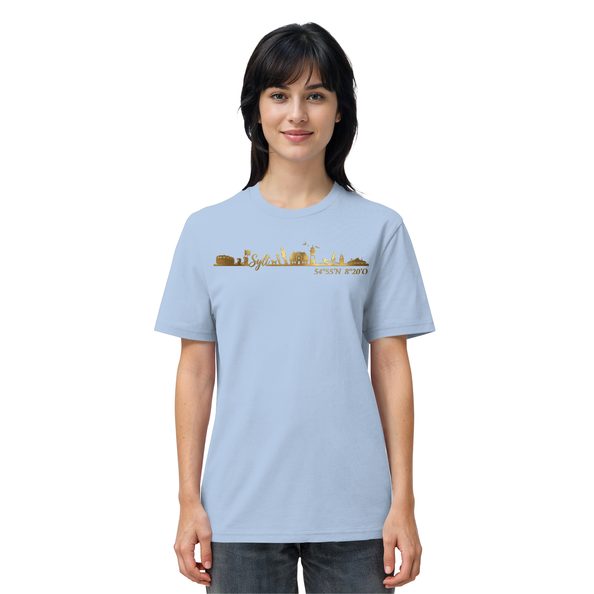 Skyline III - Premium T-Shirt GoldArt
