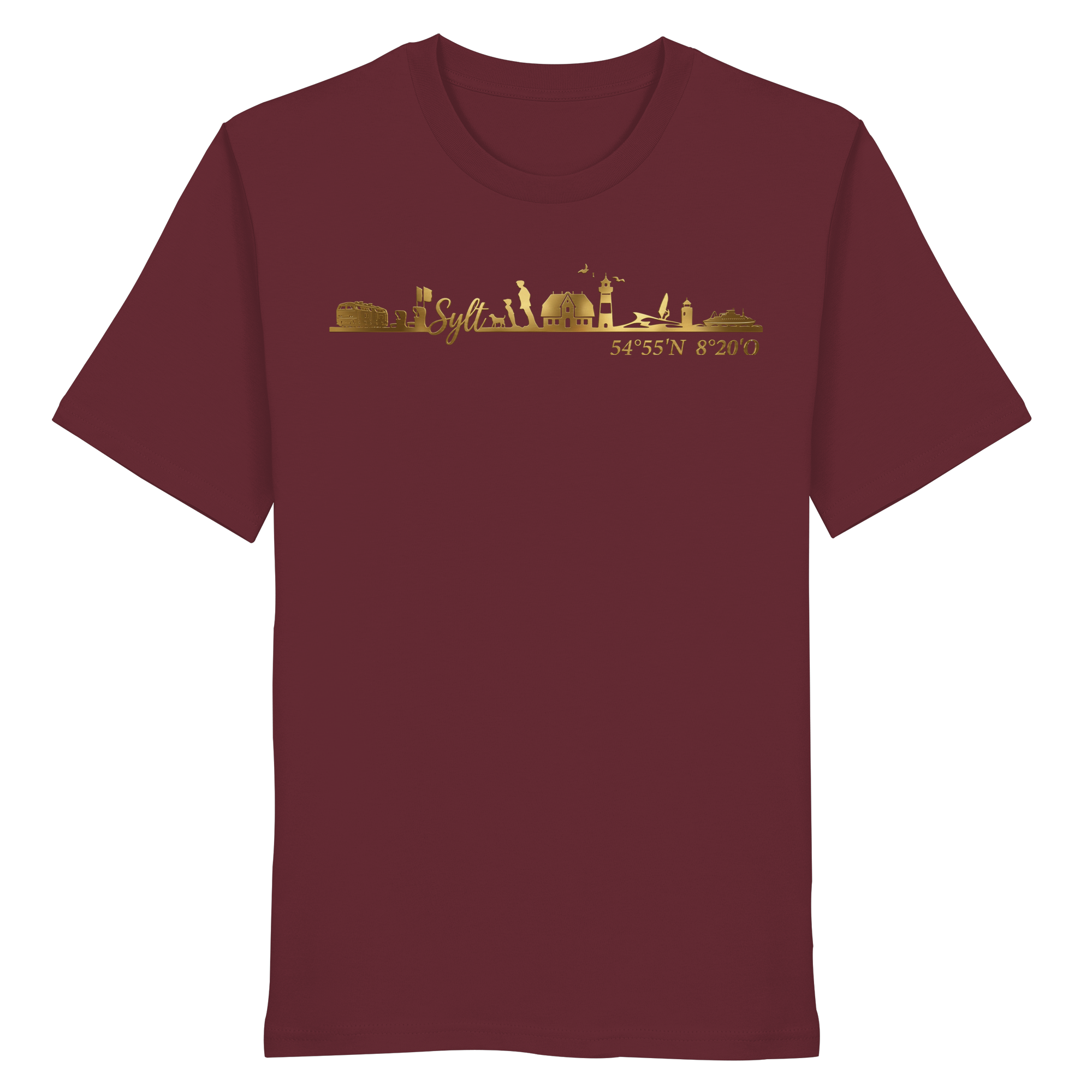 Skyline III - Premium T-Shirt GoldArt