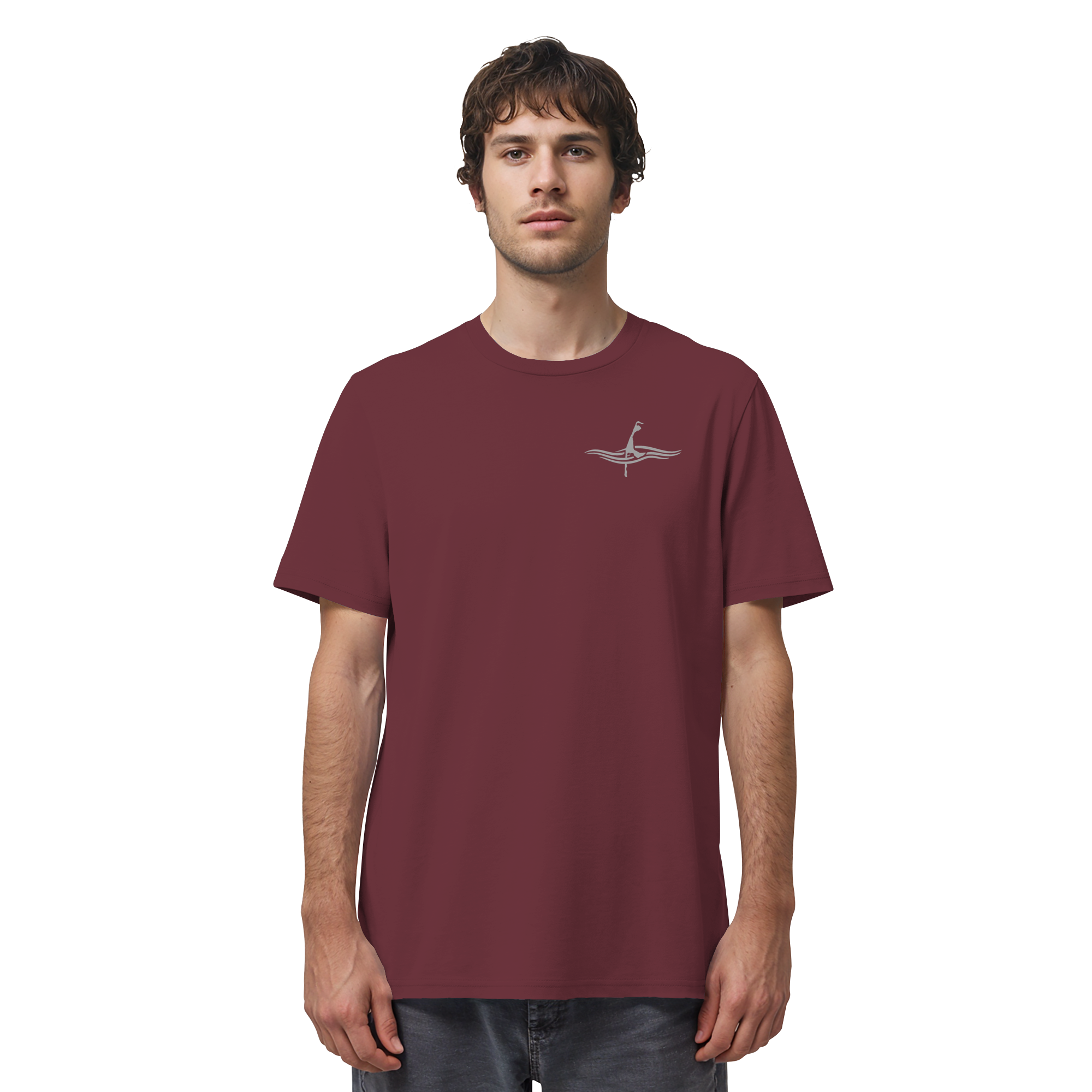 maritimes Sylt vom Meer umschlungen  - Basic Shirt