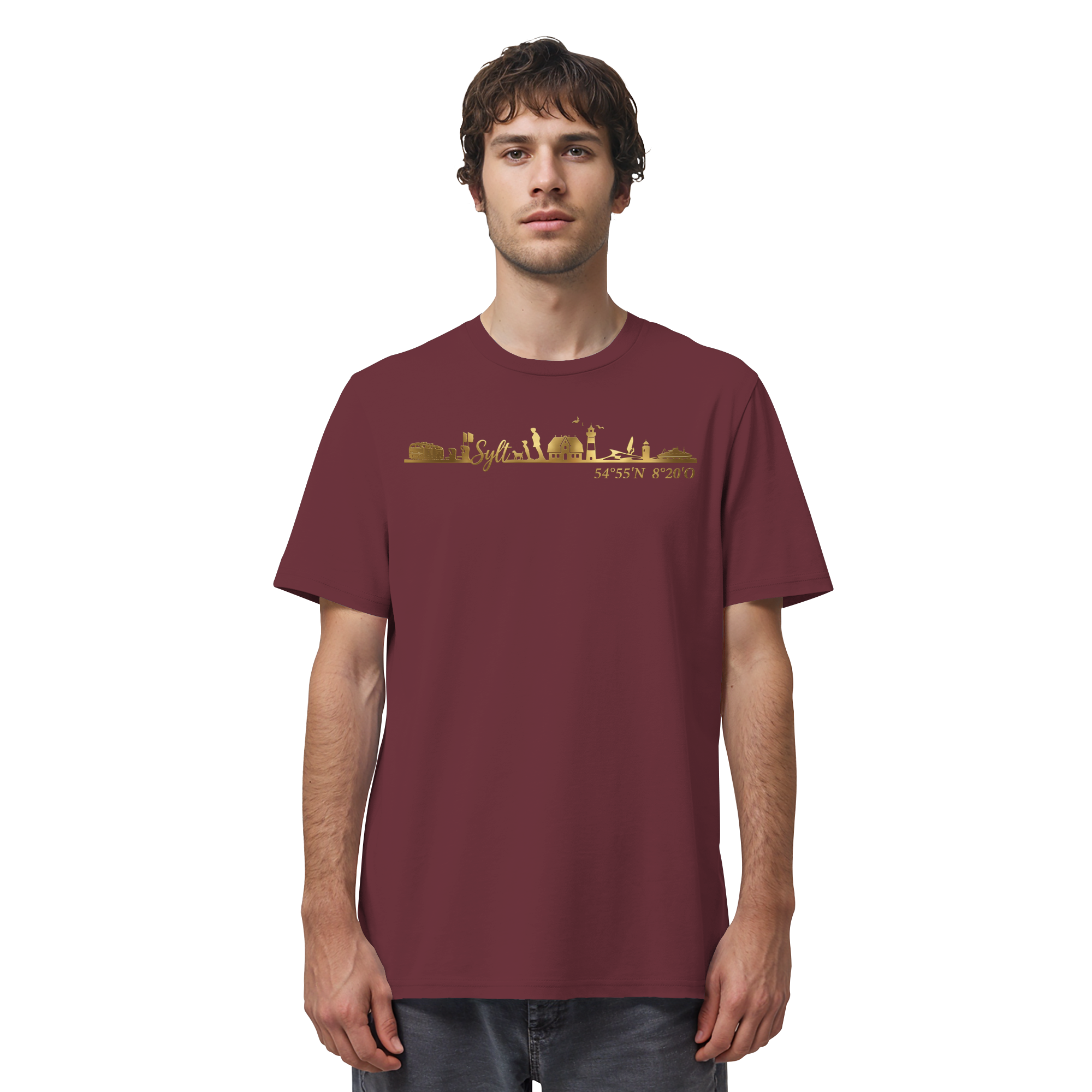 Skyline III - Premium T-Shirt GoldArt