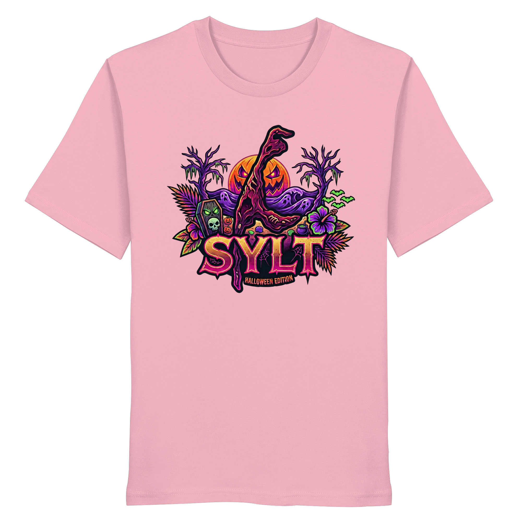 🎃 SYLT HALLOWEEN EDITION – PREMIUM T-SHIRT (Brustprint)