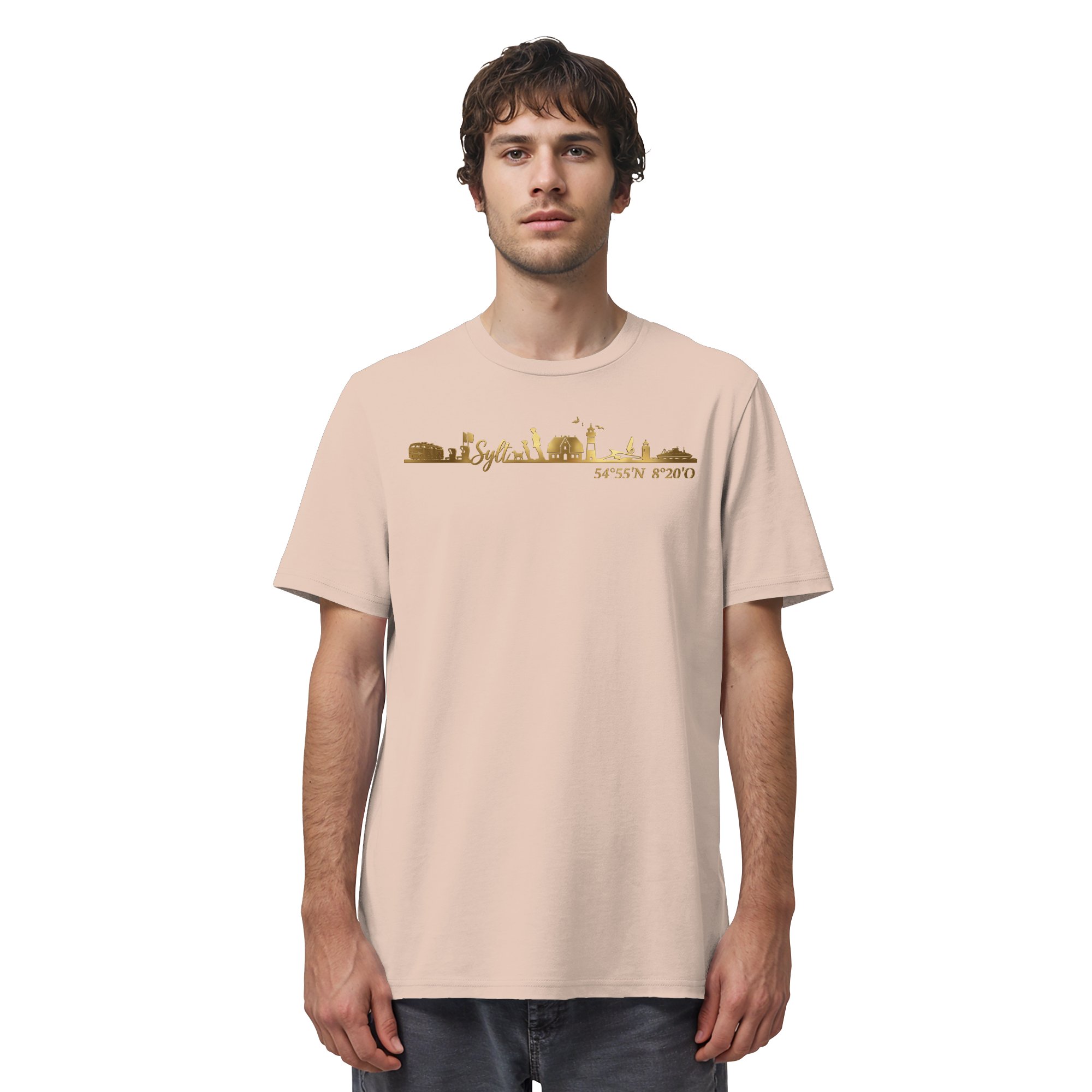 Skyline III - Premium T-Shirt GoldArt