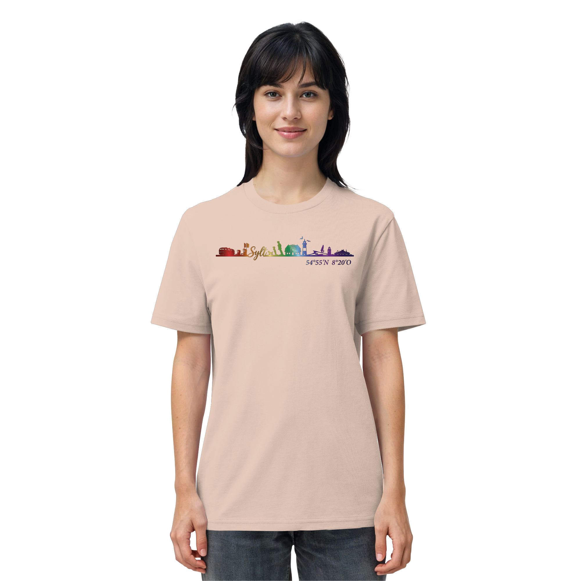 Skyline IV ~ Sylt ist bunt - Premium T-Shirt