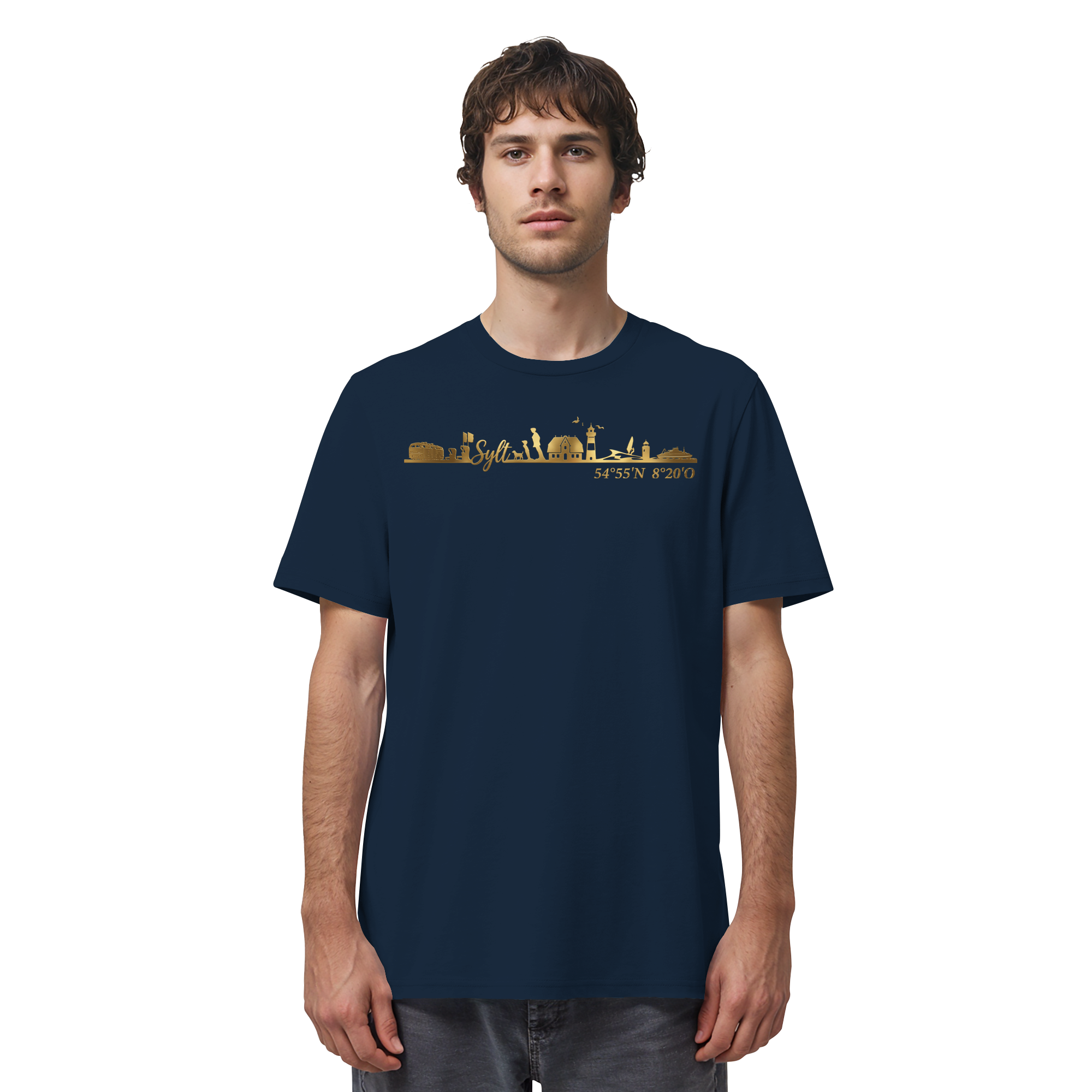 Skyline III - Premium T-Shirt GoldArt
