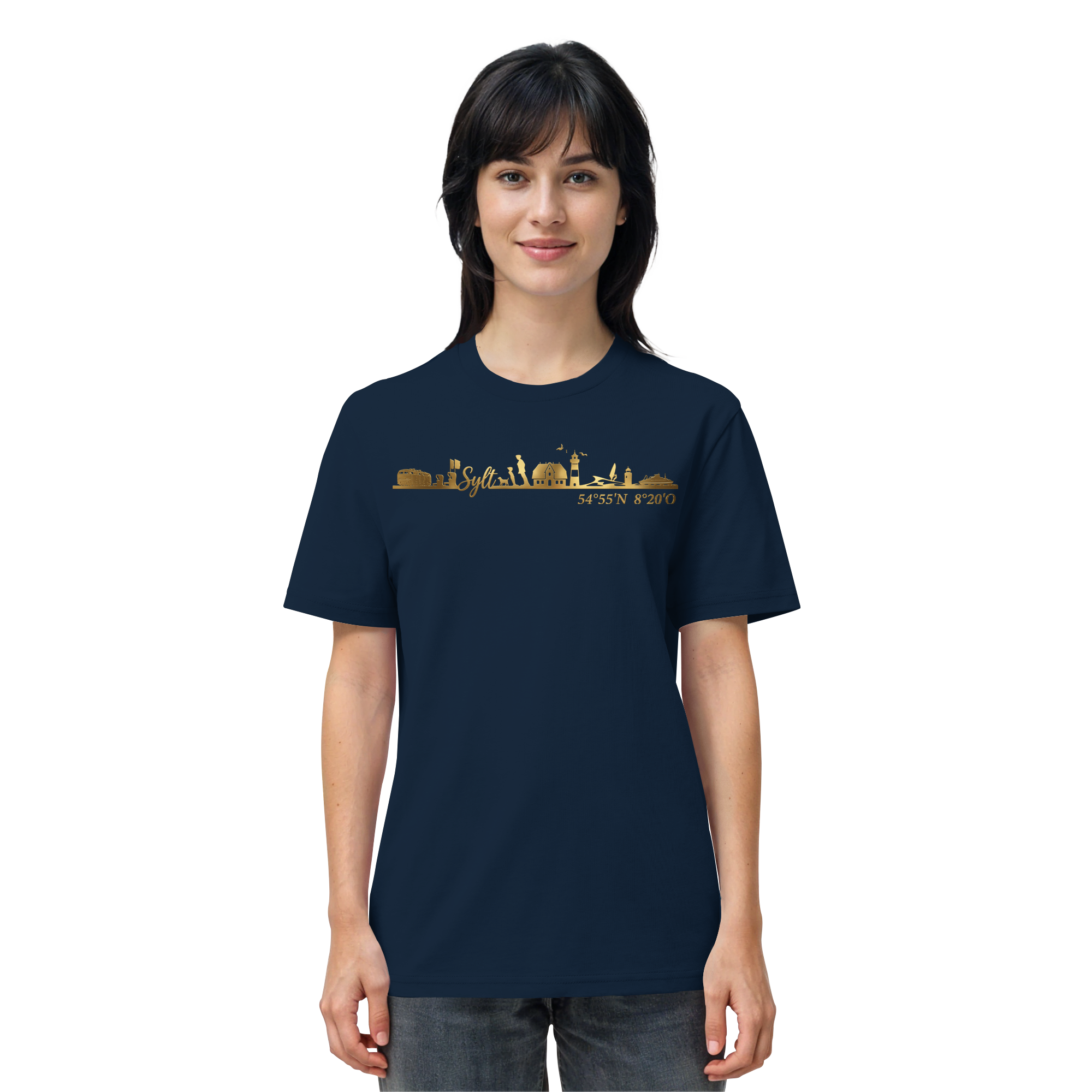 Skyline III - Premium T-Shirt GoldArt