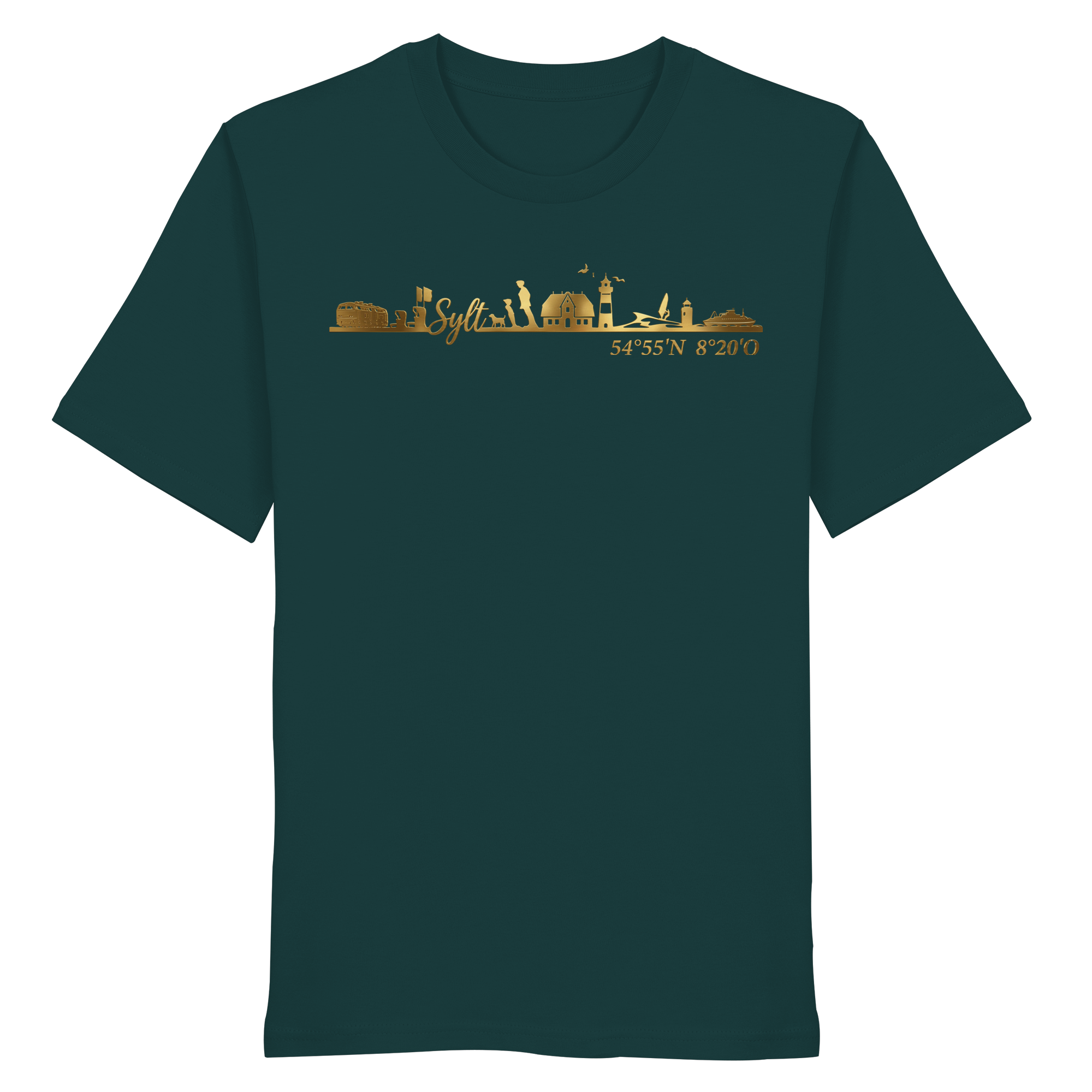 Skyline III - Premium T-Shirt GoldArt