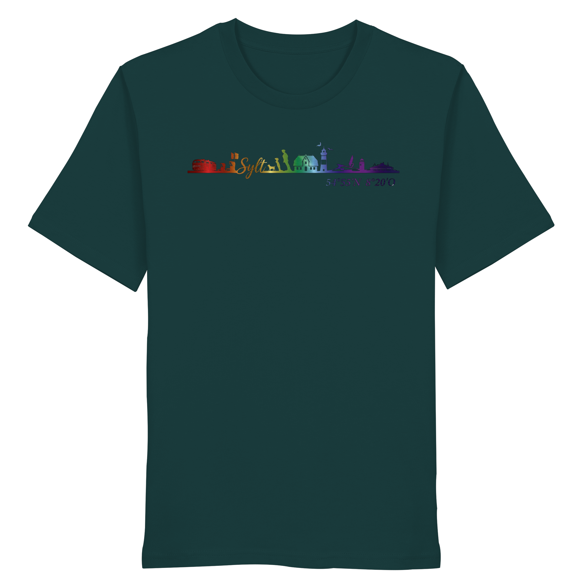 Skyline IV ~ Sylt ist bunt - Premium T-Shirt