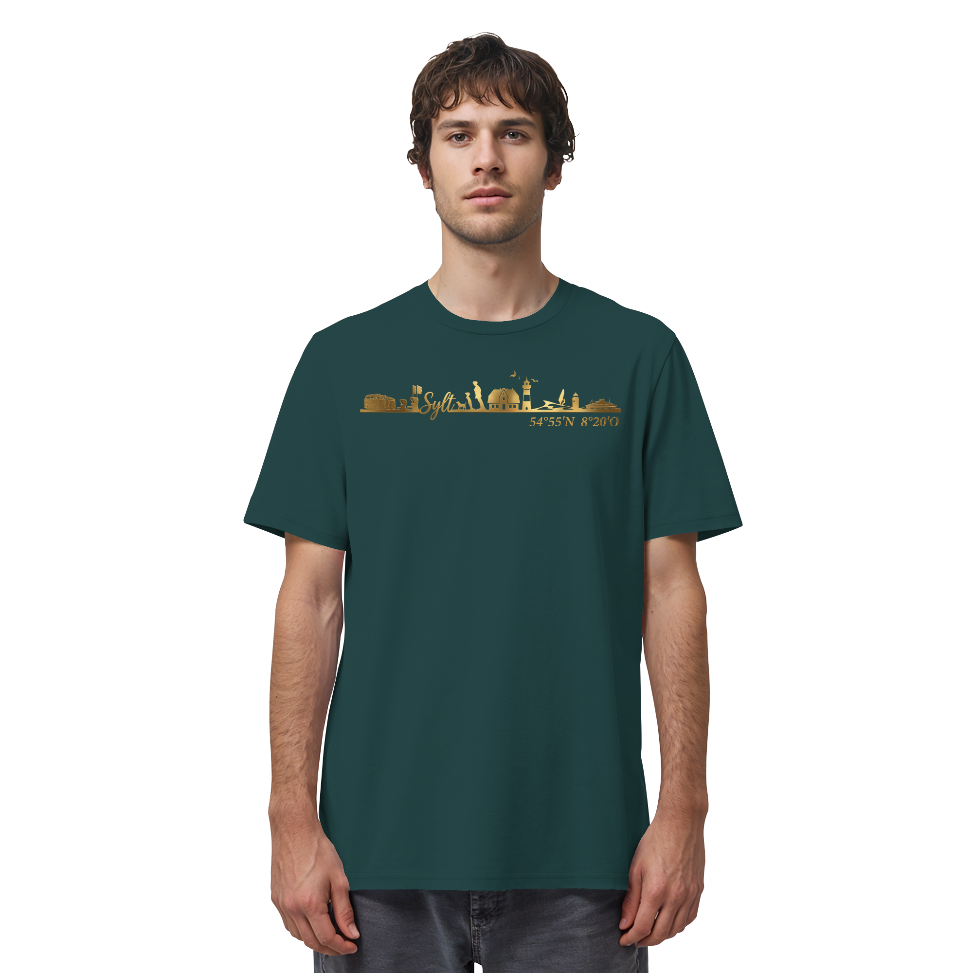 Skyline III - Premium T-Shirt GoldArt