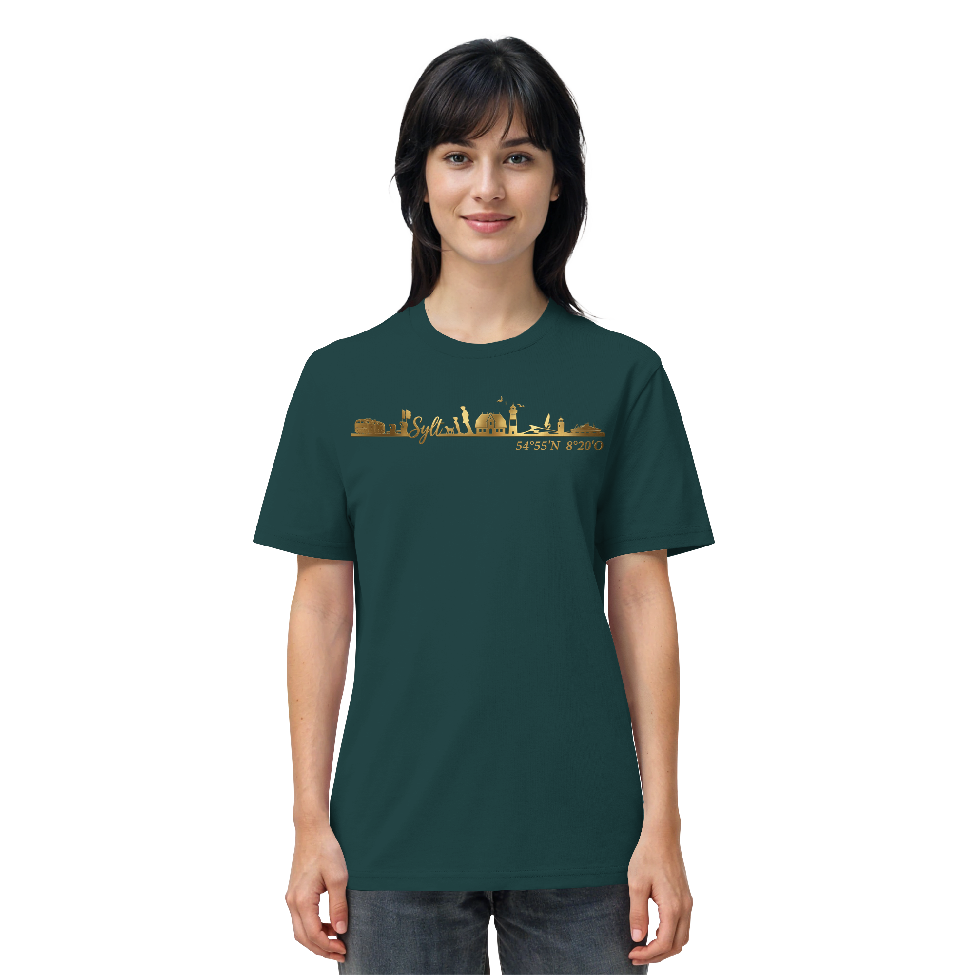Skyline III - Premium T-Shirt GoldArt