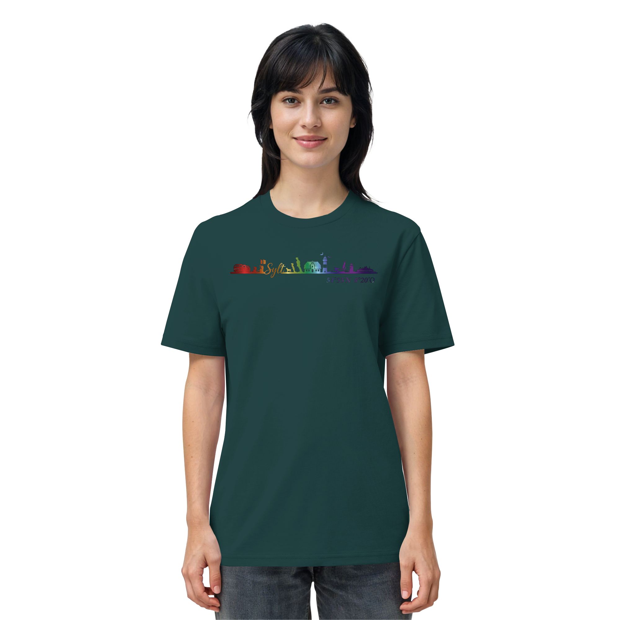Skyline IV ~ Sylt ist bunt - Premium T-Shirt