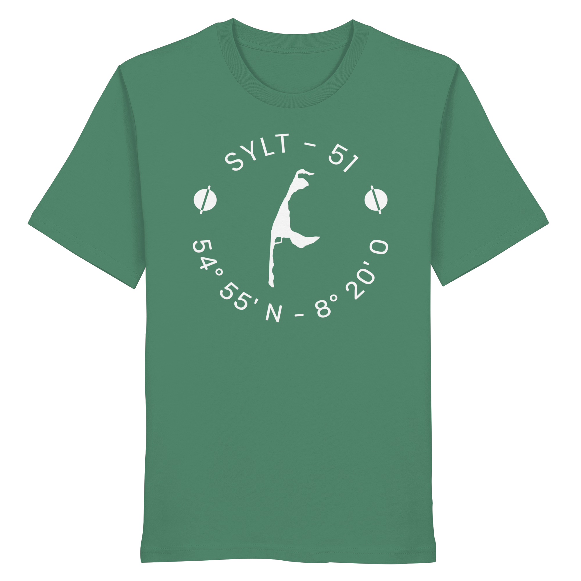 Sylter Heimathafen (rund-front) - Basic Shirt