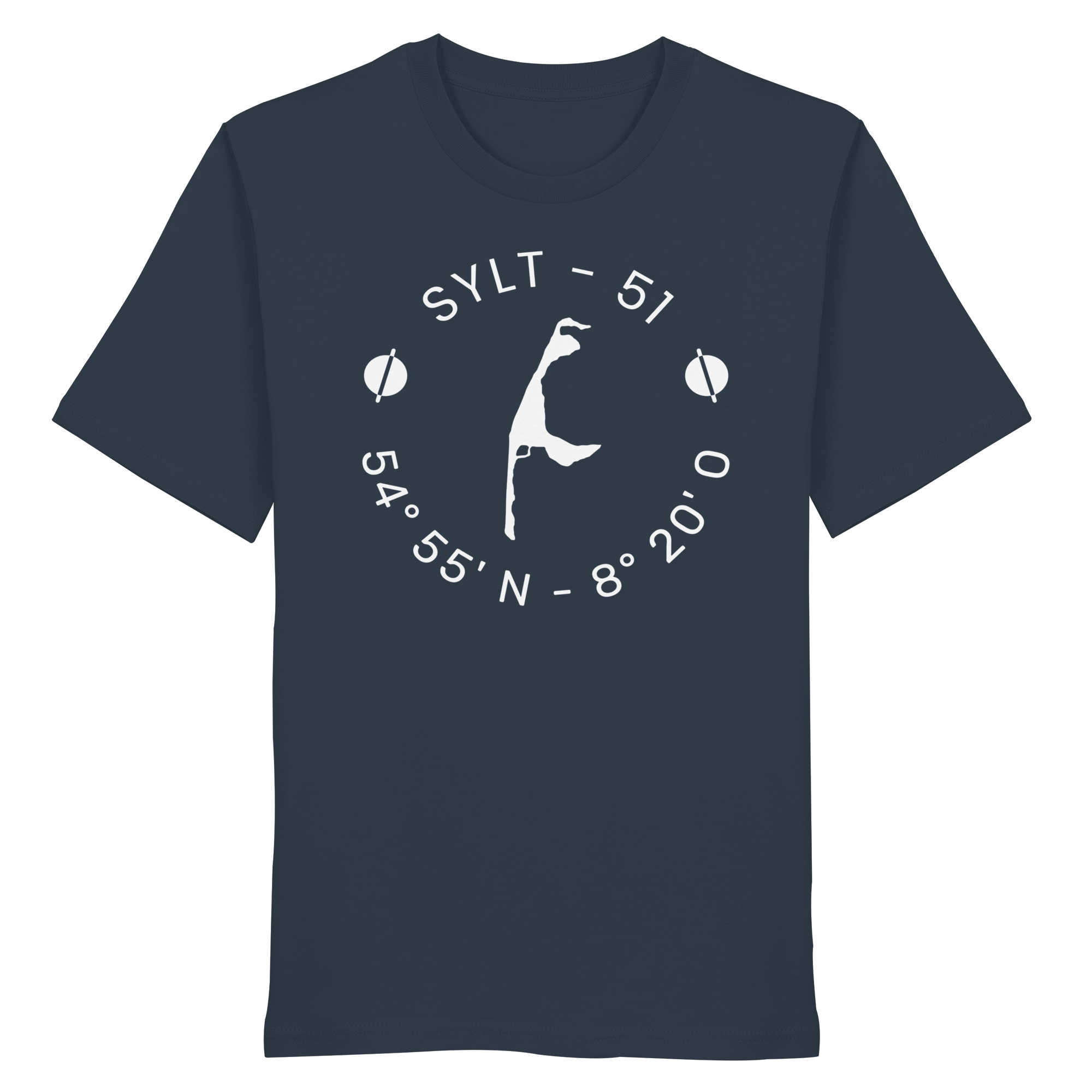 Sylter Heimathafen (rund-front) - Basic Shirt