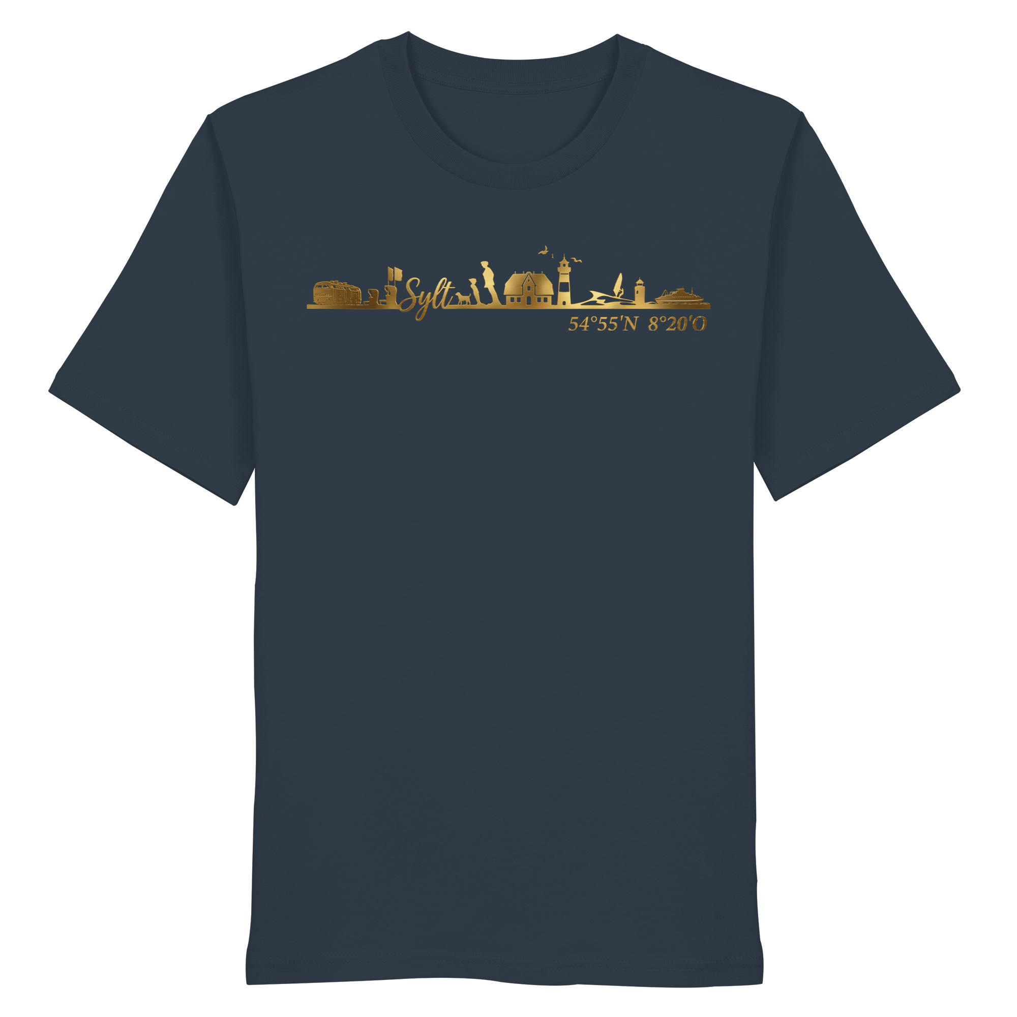 Skyline III - Premium T-Shirt GoldArt